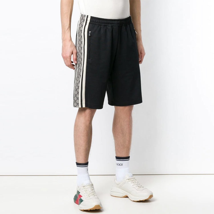 Gucci GG Supreme Track Shorts 'Black' 553921-XJAC0-1093 - 5