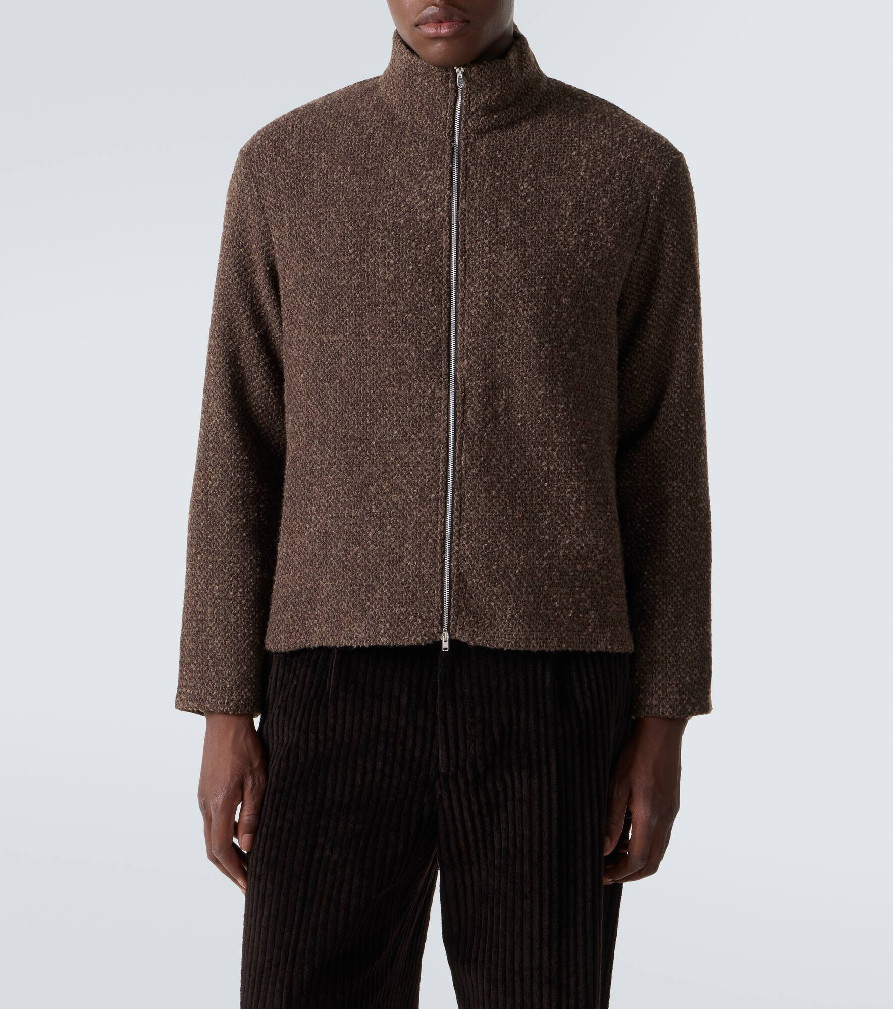 Shrunken knitted jacket - 3