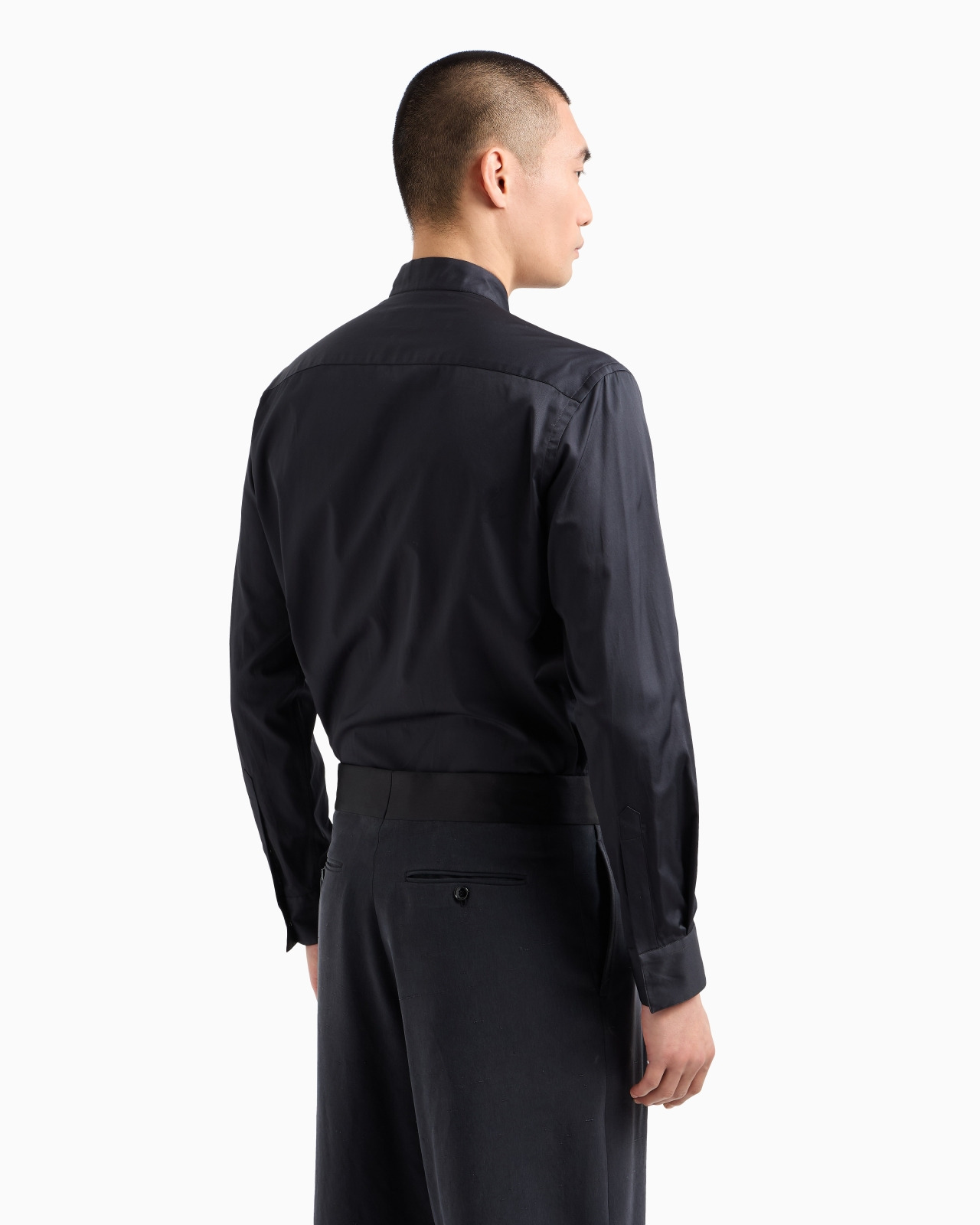 REGULAR-FIT SHIRT IN LUXURY COTTON TWILL - 3