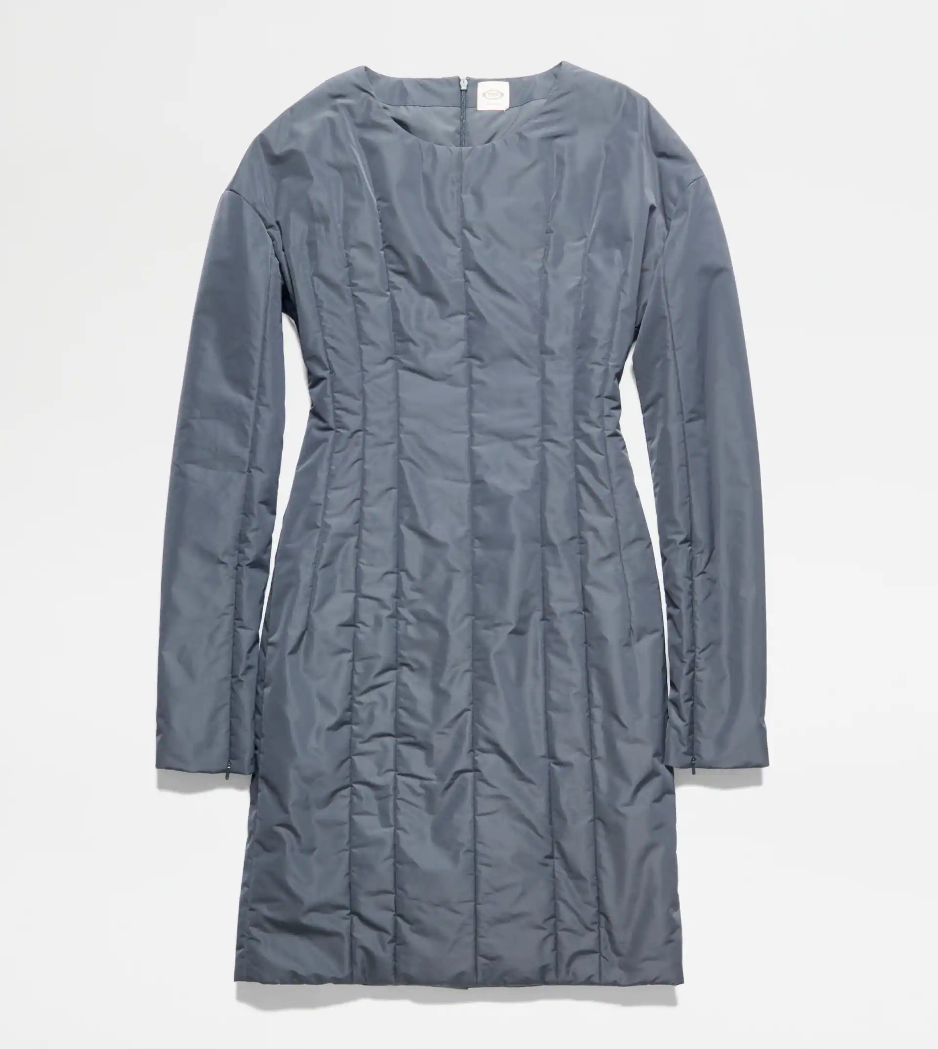 QUILTED DRESS - GREY - 1