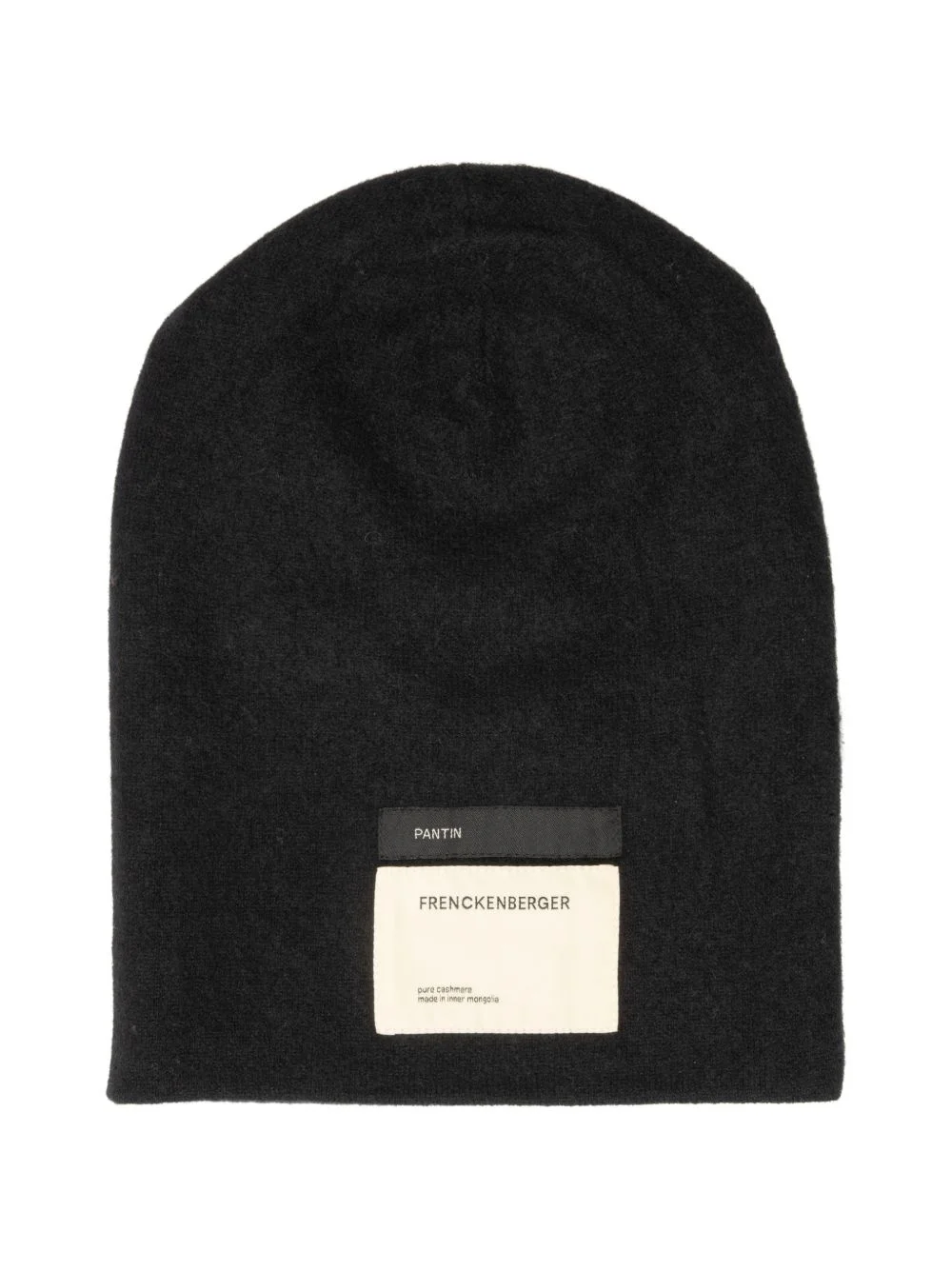 fine-knit cashmere beanie hat - 1