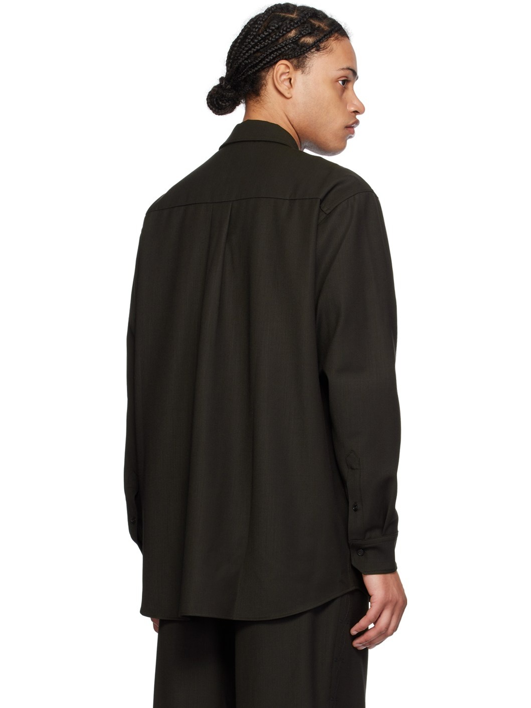 Brown Derry Long Sleeve Shirt - 3