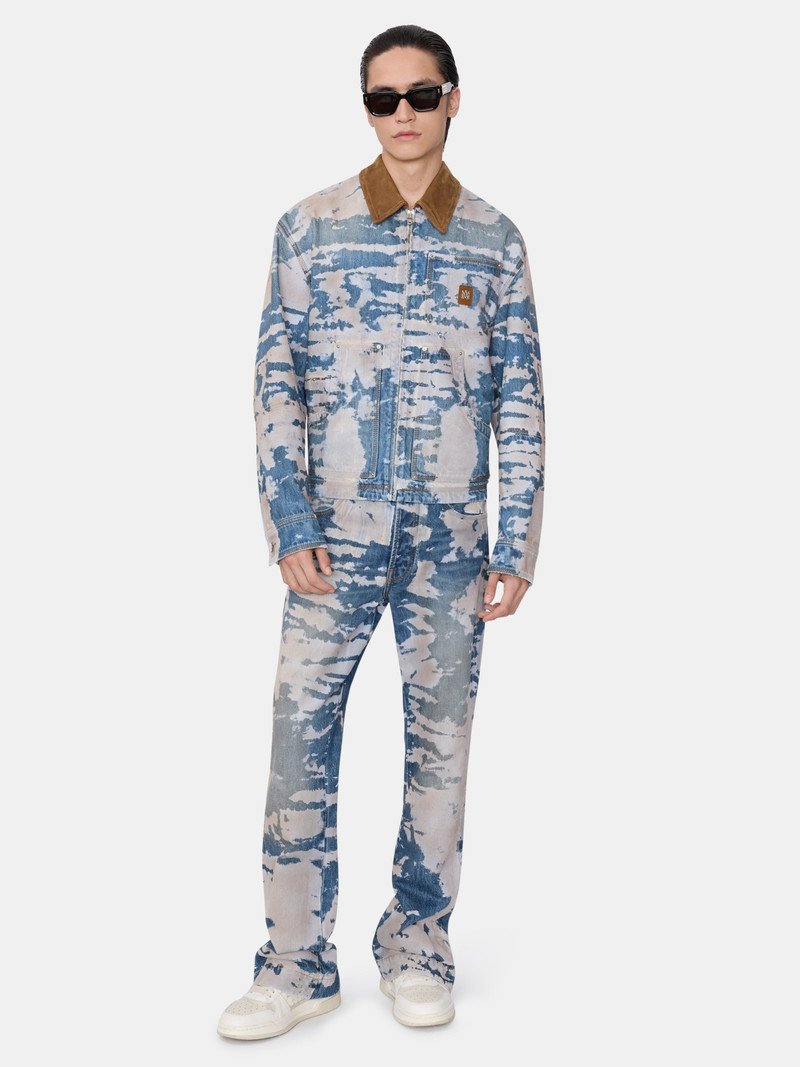 AMIRI BLEACHED STRAIGHT FLARE JEAN outlook