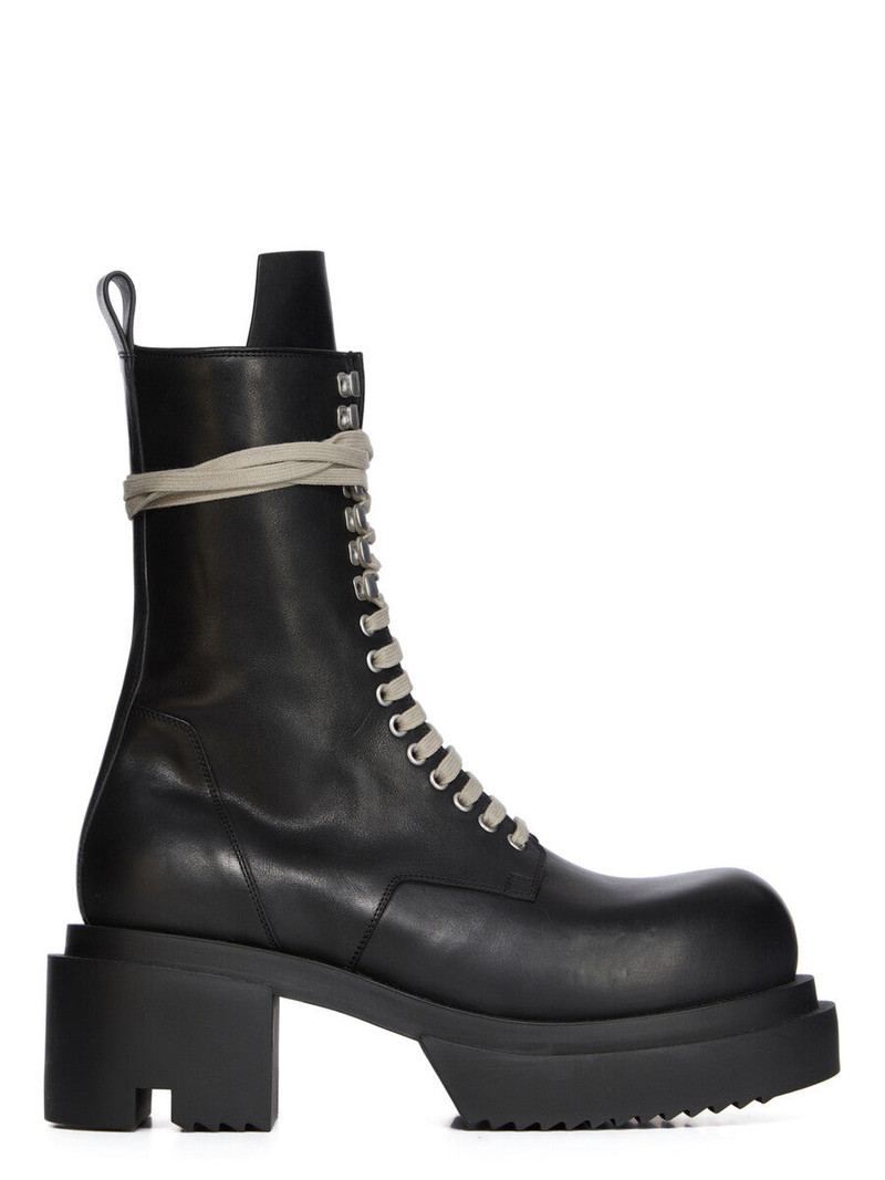 Black Concordians Lace-Up Bogun Boots 1