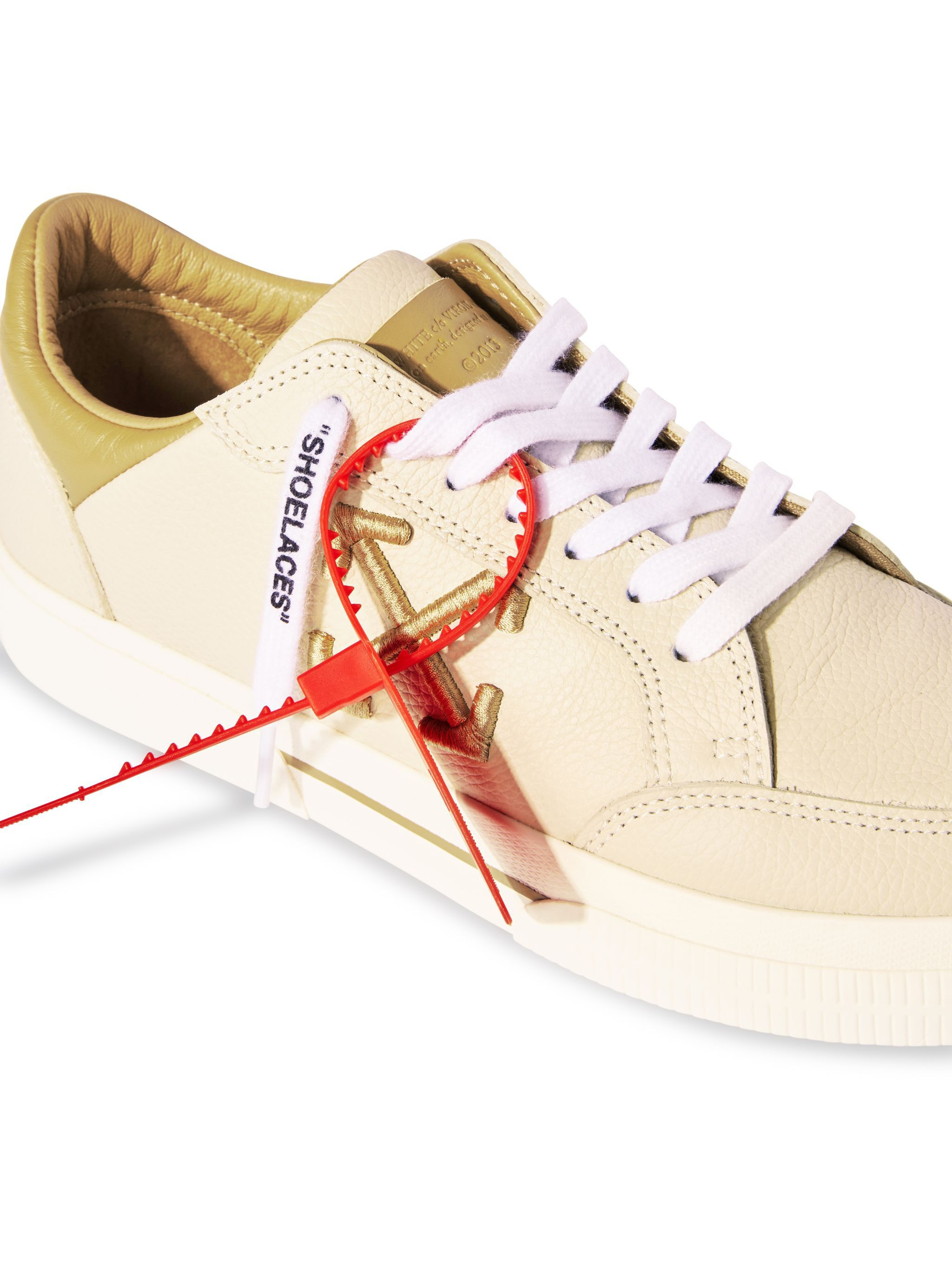 Cream/brown Low Vulcanized Leather - 6