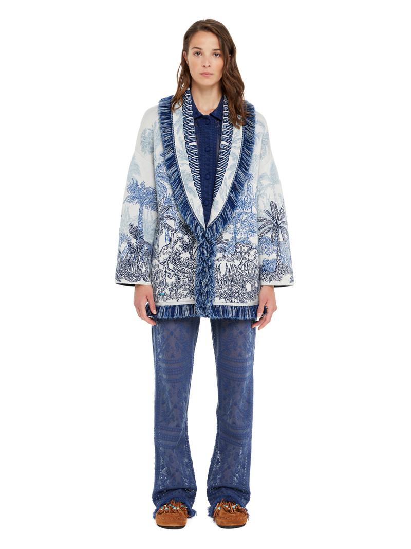 Jungle Toile De Jouy Cardigan 4