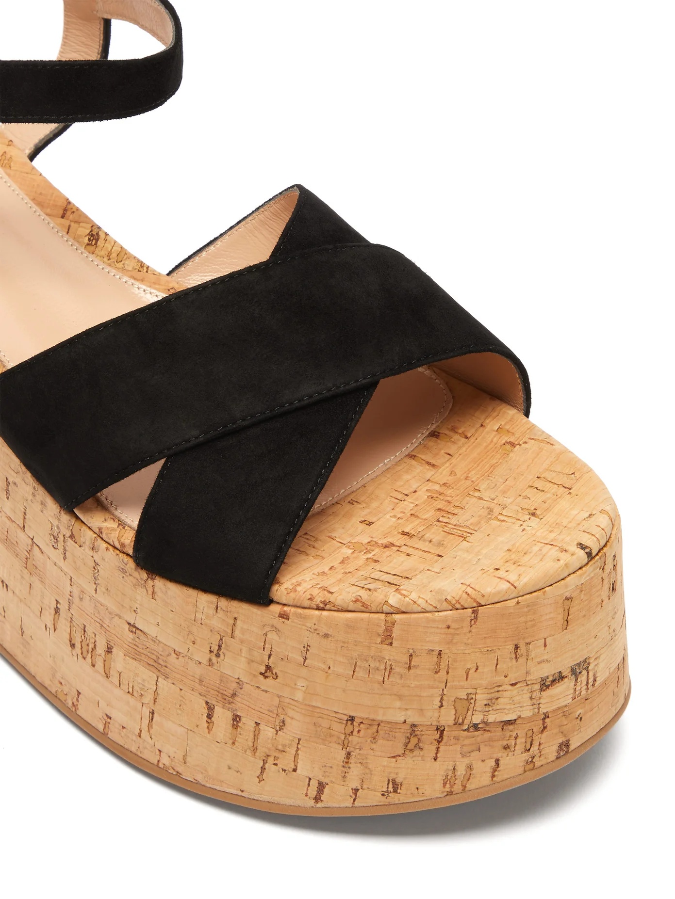 Billie 20 suede wedge sandals - 6