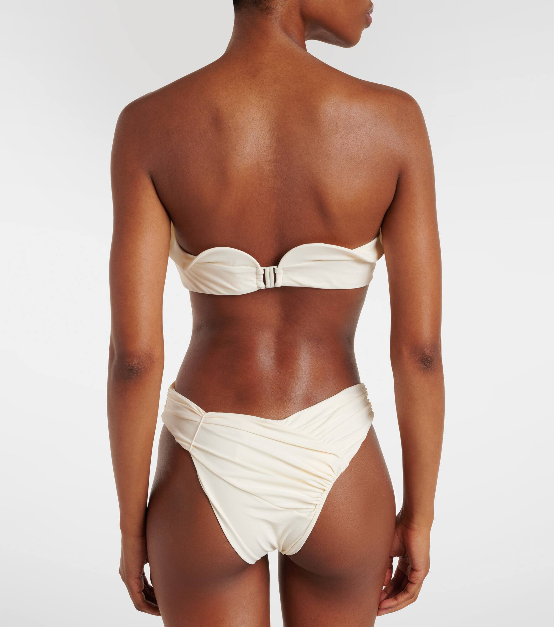 Floral-appliqué bikini top - 3