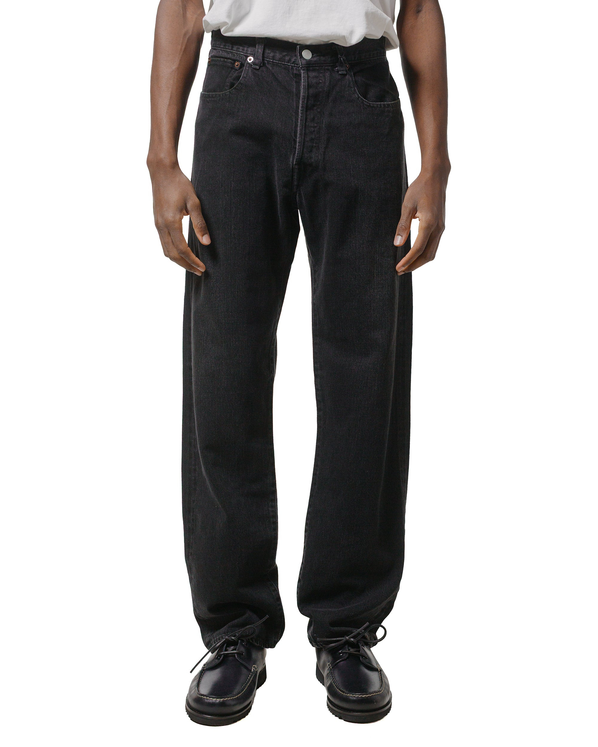 Vintage Reproduction Denim Jeans Black - 2