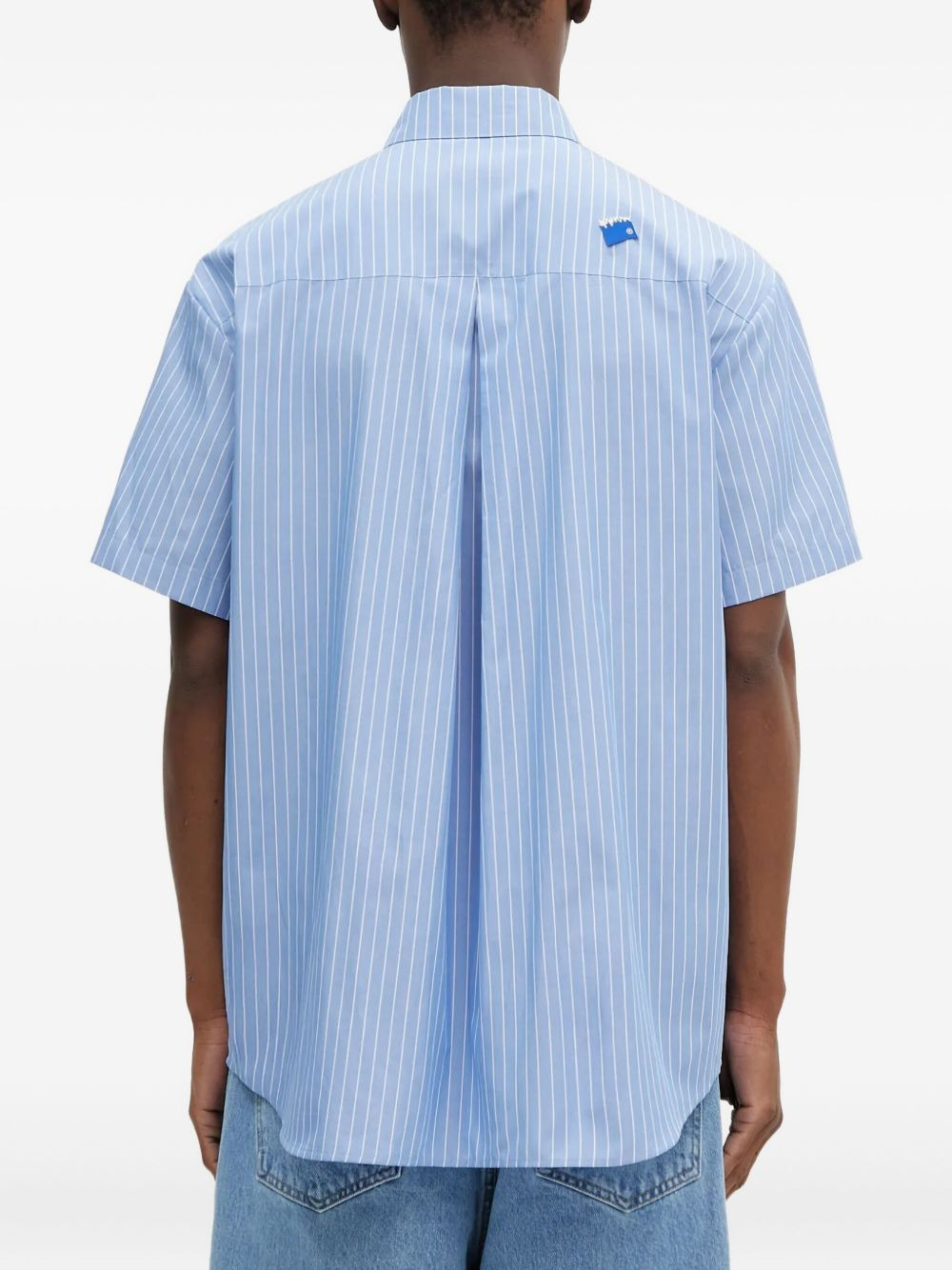 striped short-sleeve shirt - 4
