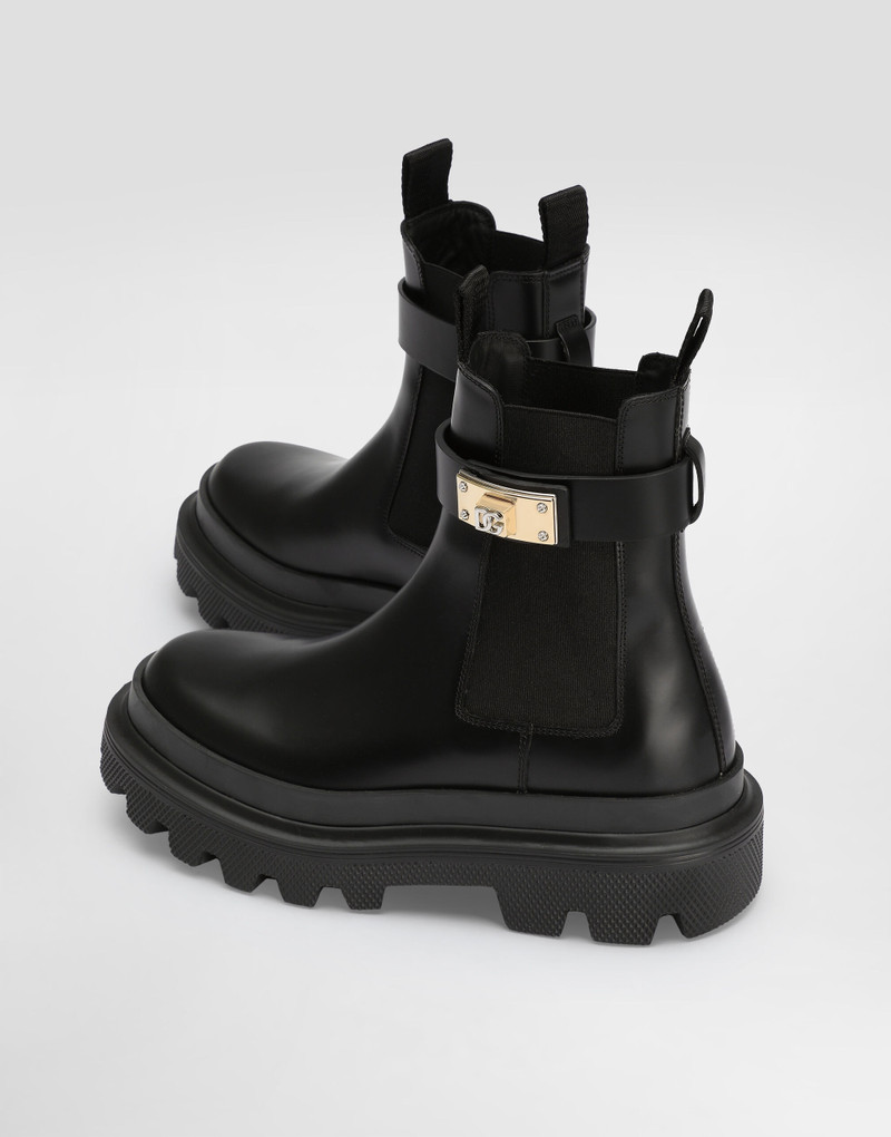 Calfskin ankle boots 4