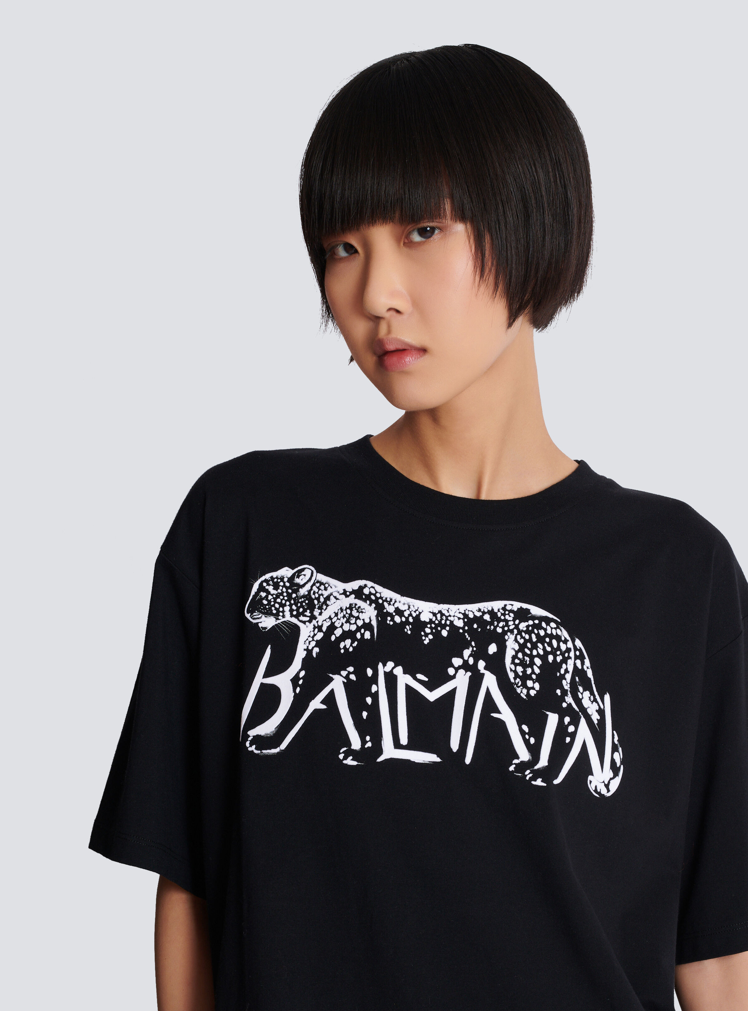 T-shirt with leopard print - 7