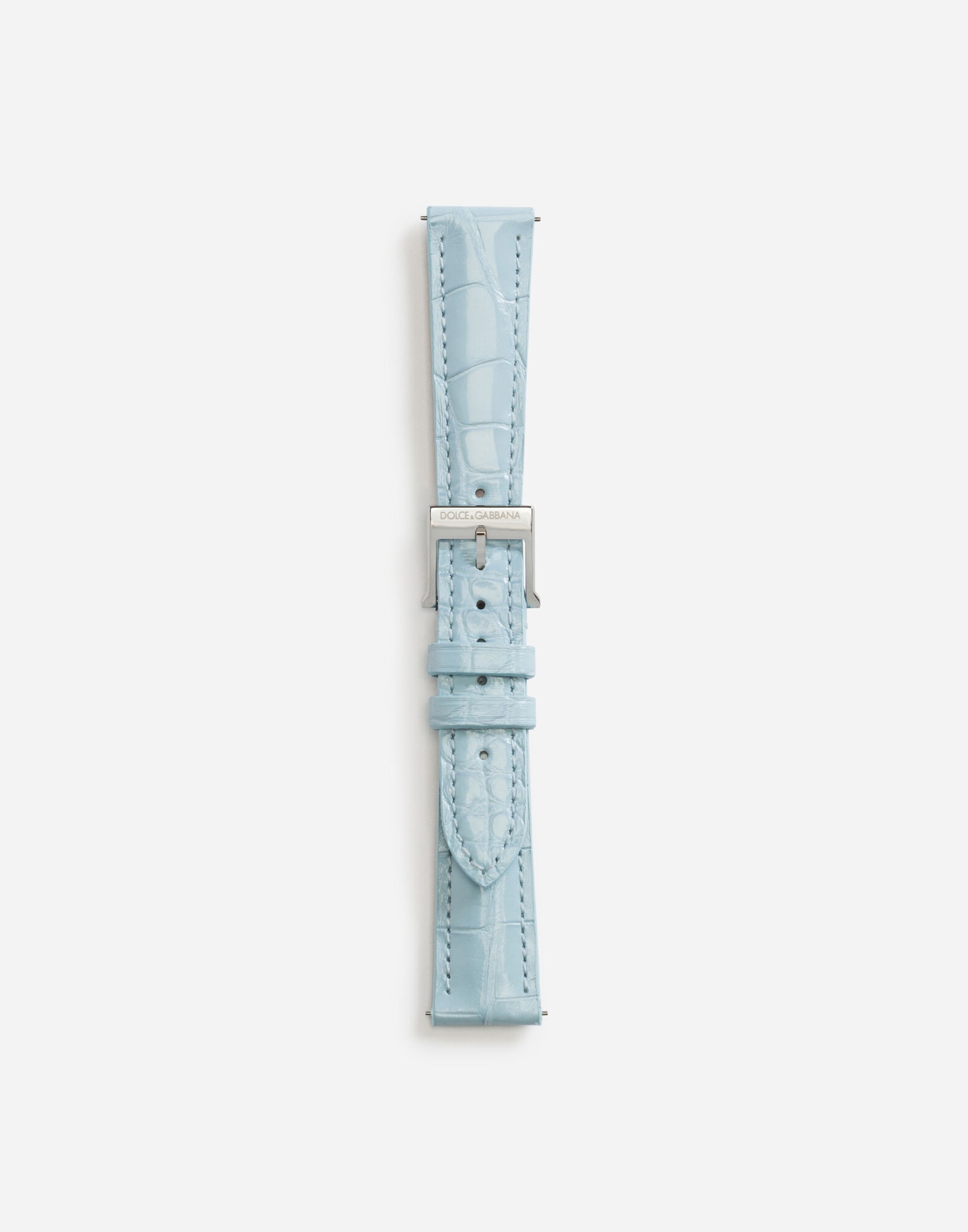 Alligator strap with buckle and hook in steel - 1