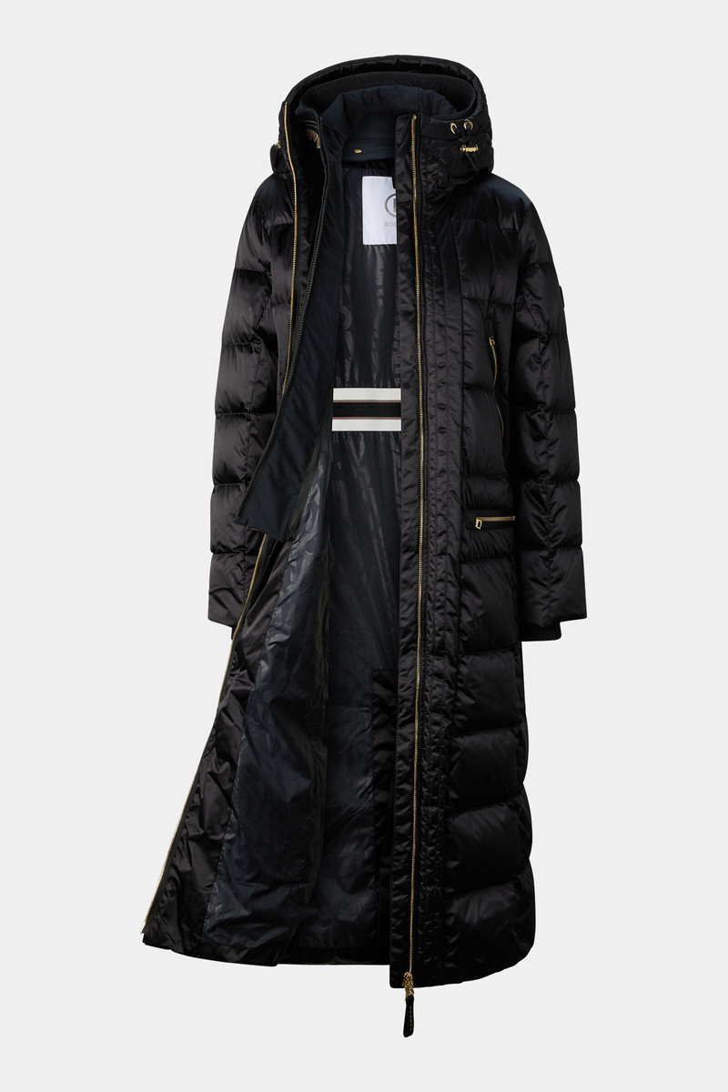 Suna Down Coat in Black 2