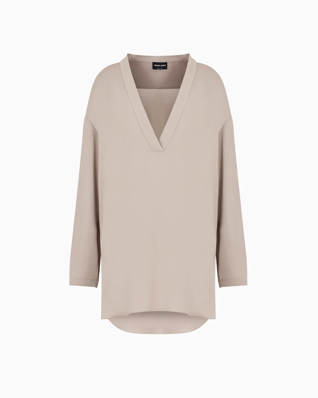 Blouse in triple silk georgette - 1