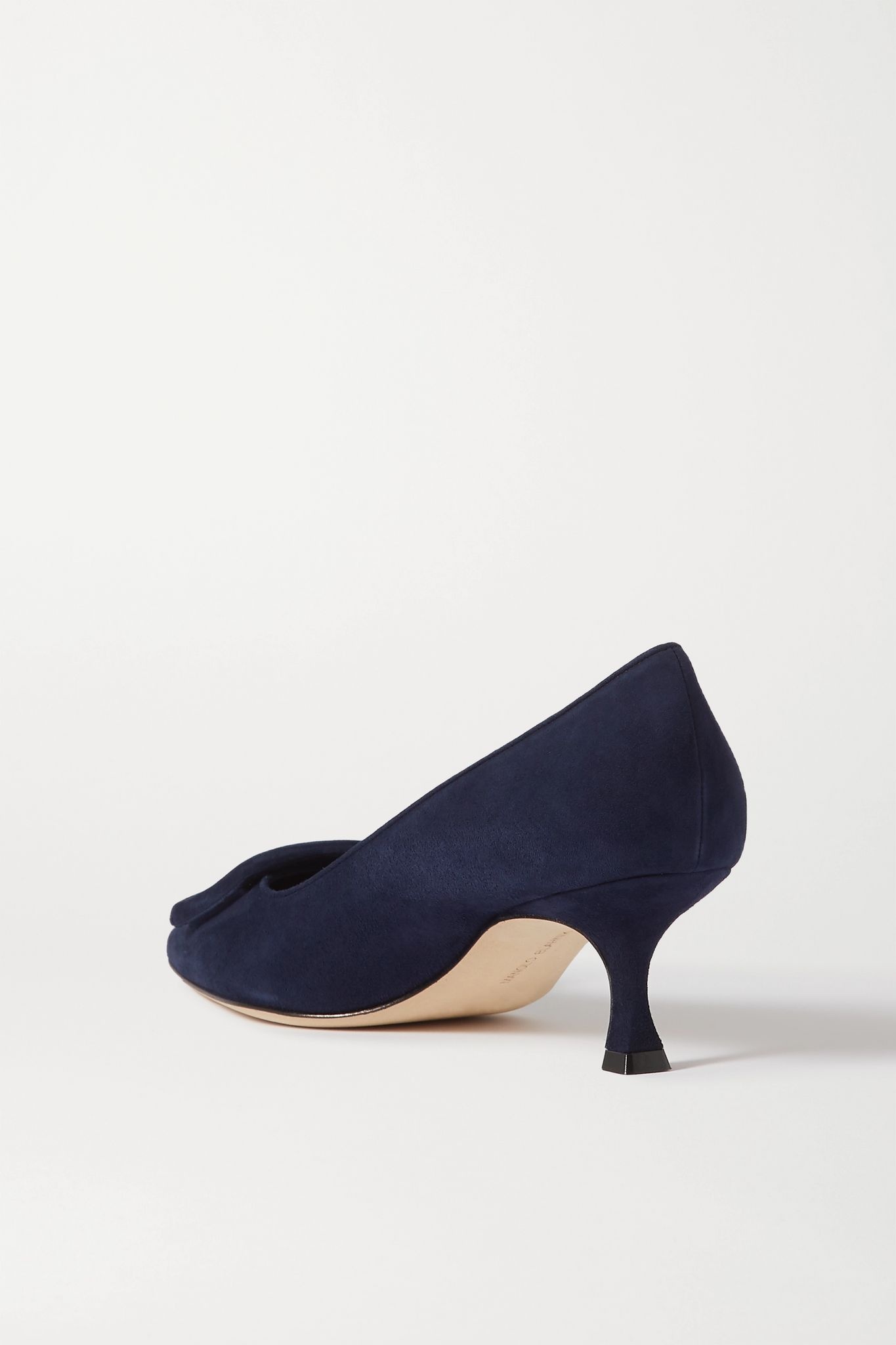 Maysale buckled suede pumps - 3