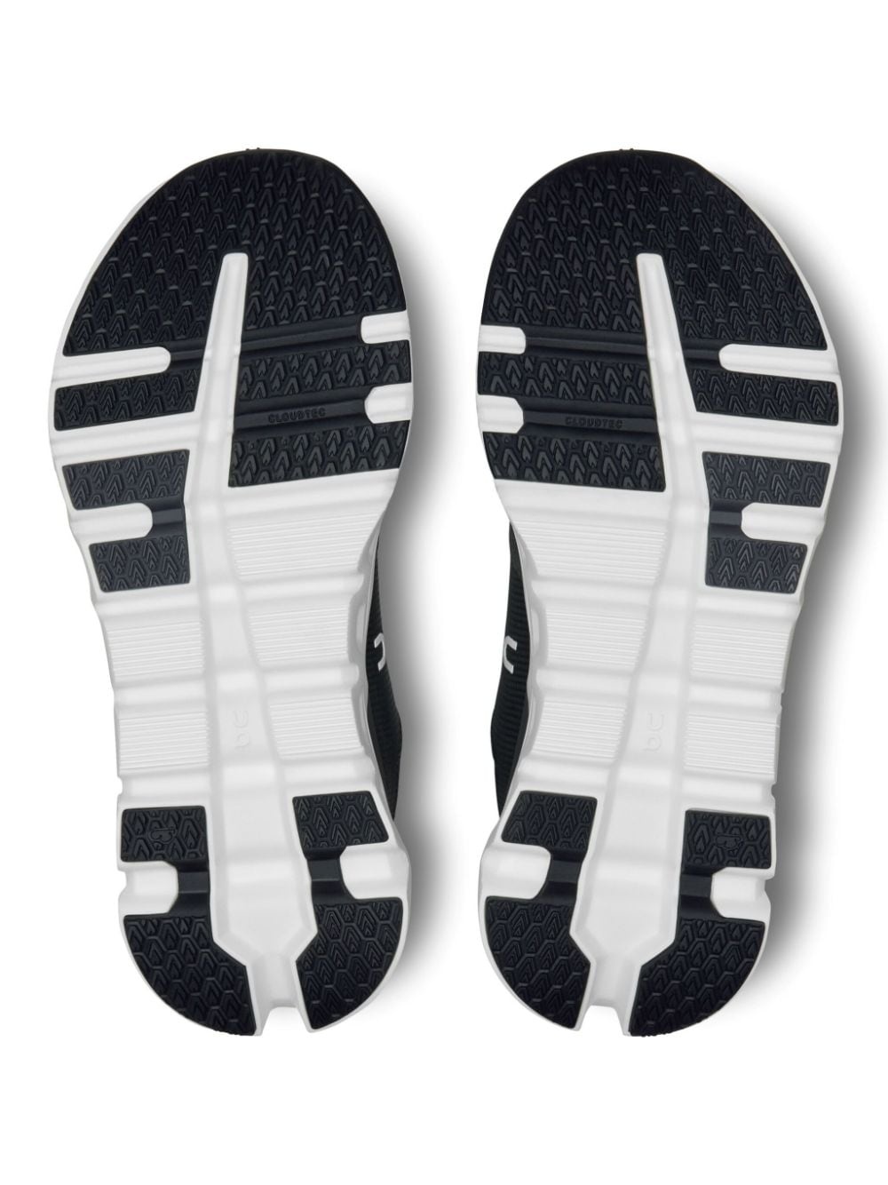 panelled knitted sneakers - 4