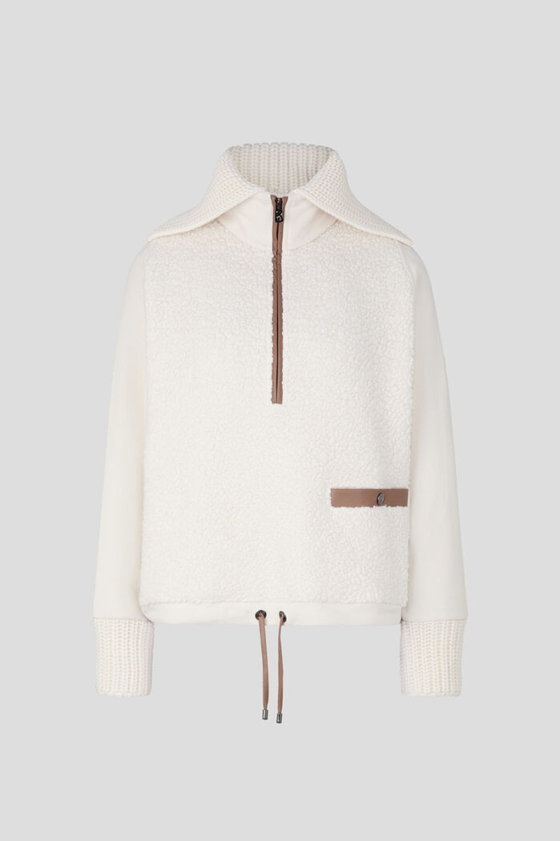 Wanda Teddy sweatshirt in Off-white 1