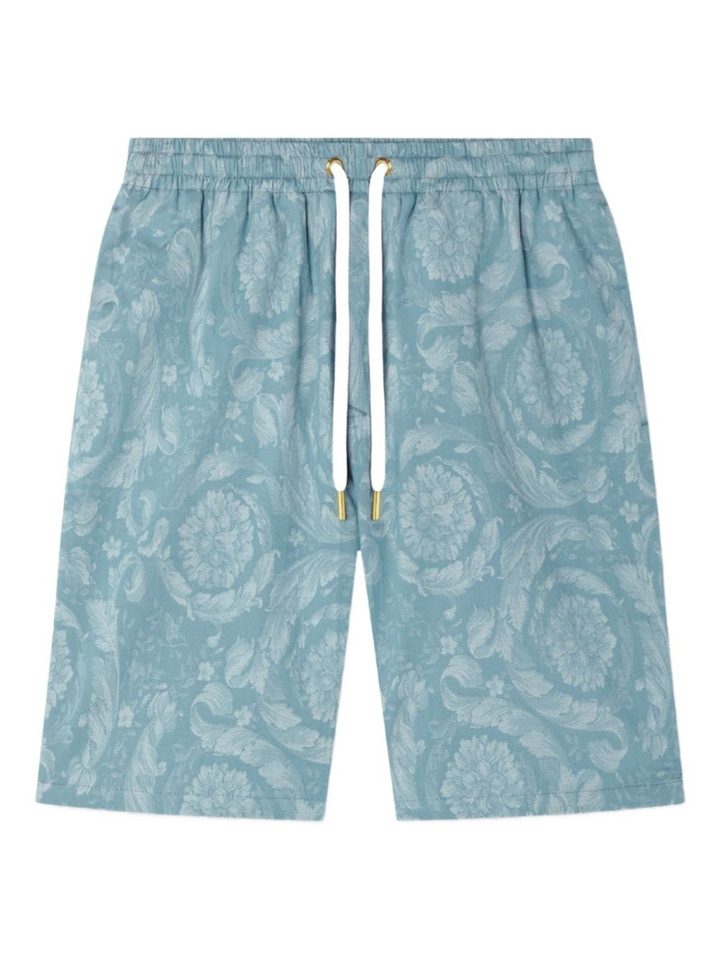 Barocco-print shorts 1