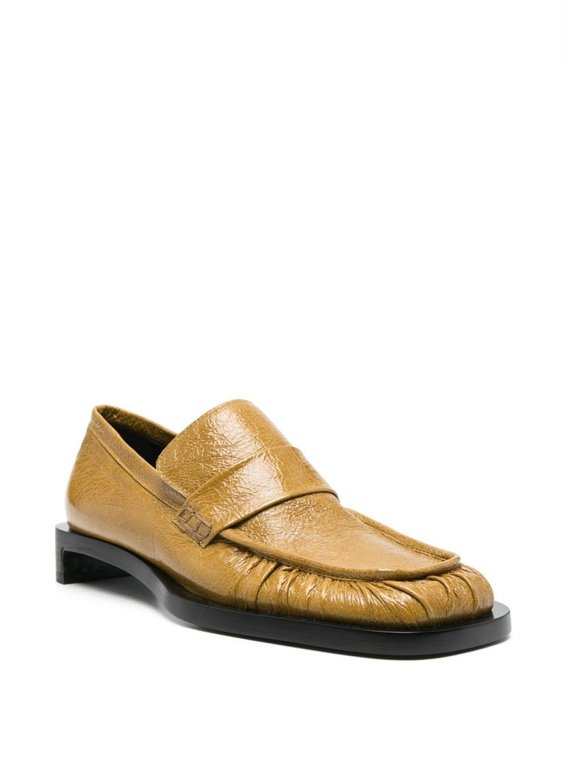 Jil Sander 30mm leather loafers outlook