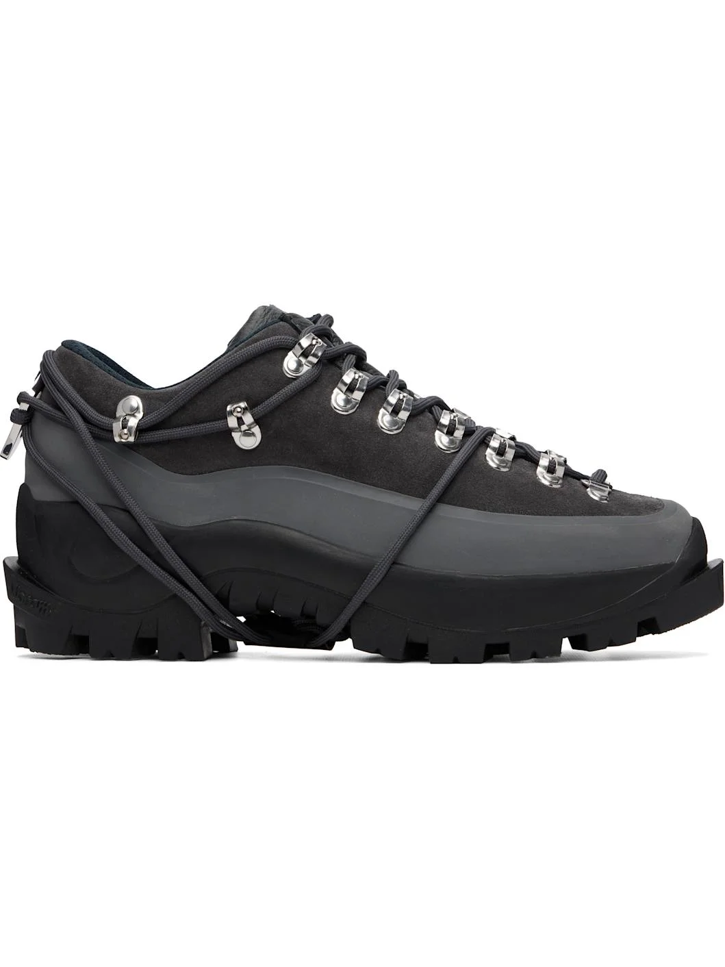 Gray Low Hiking Boots - 1
