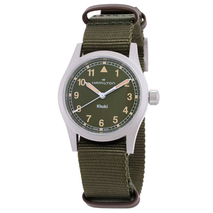 Hamilton - Hamilton Khaki Field Quartz Green Dial Ladies Watch H69301960 - 1