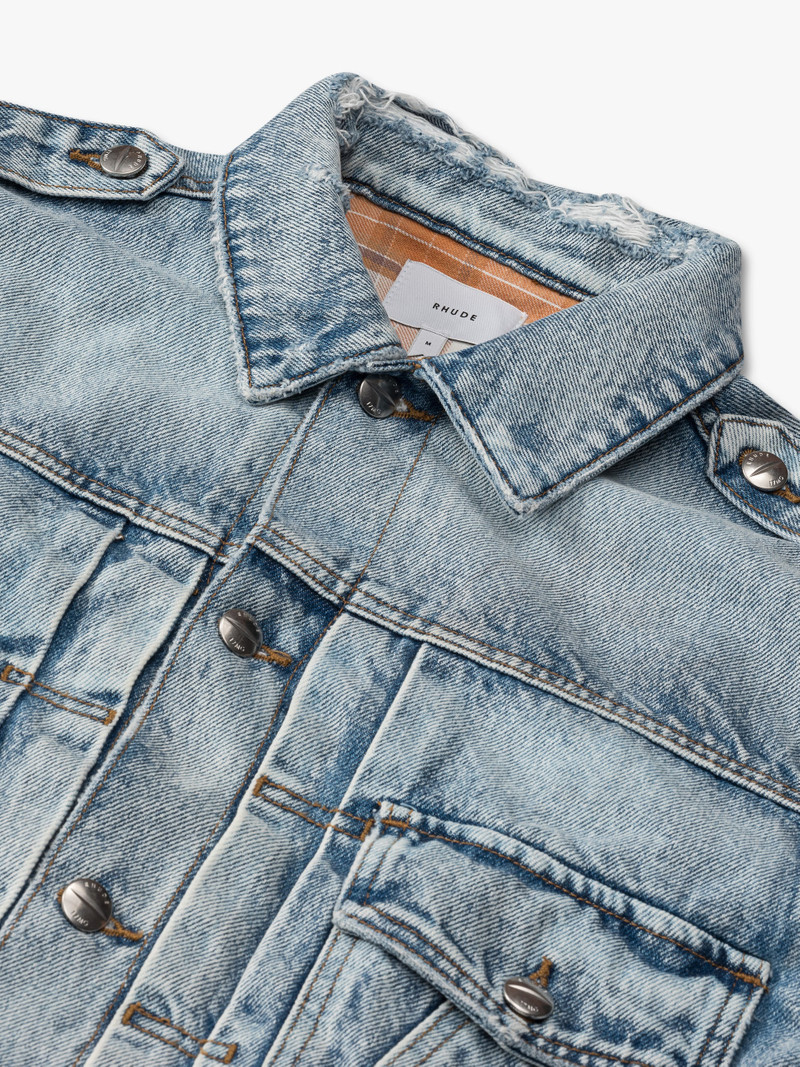 RHUDE DENIM TRUCKER JACKET 3