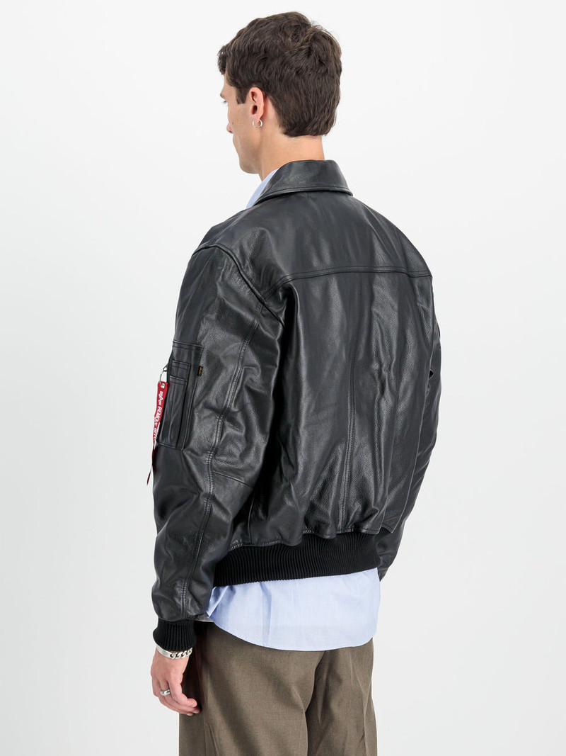 CWU 45/P LEATHER BOMBER JACKET (HERITAGE) 4