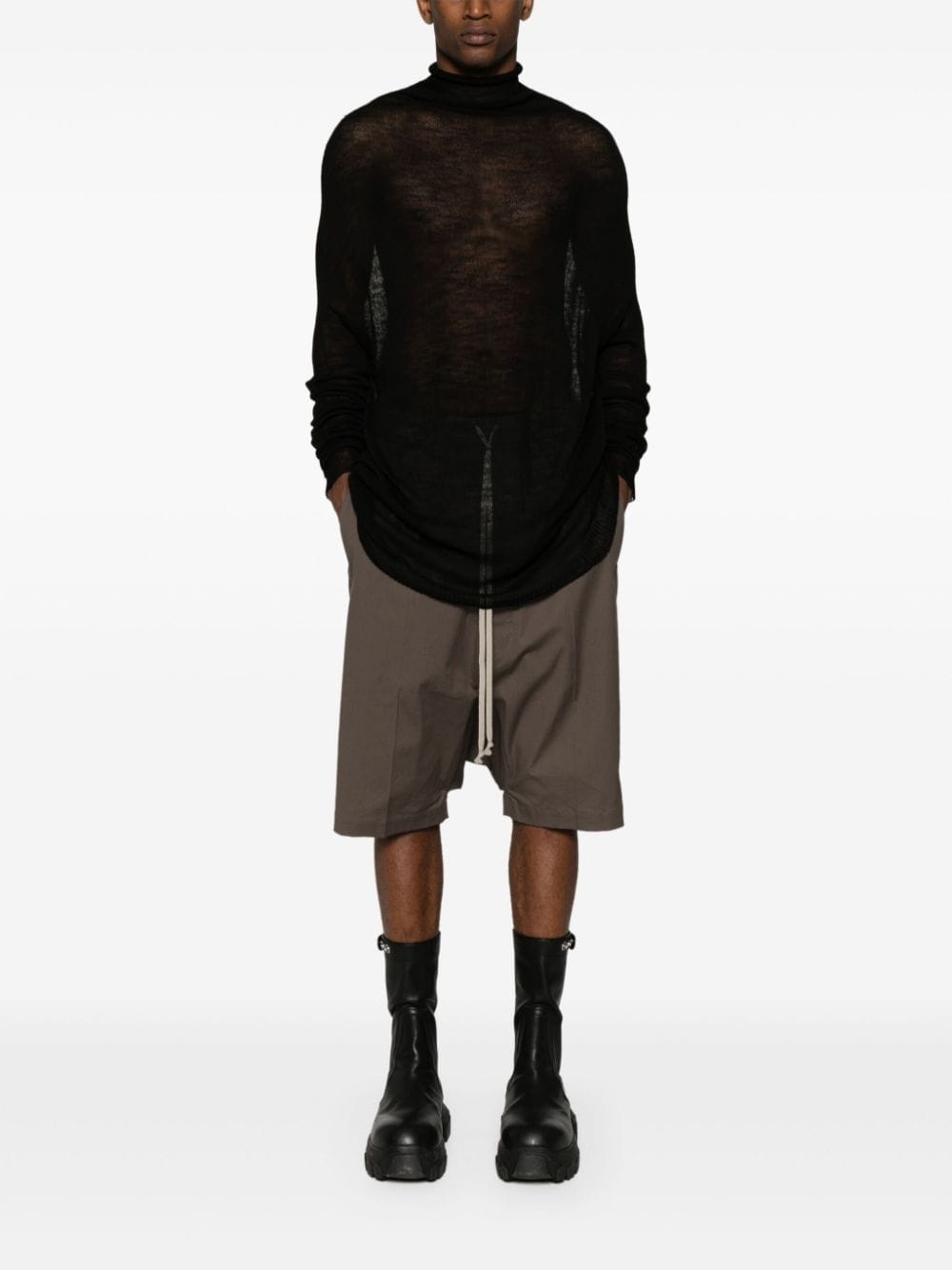 Shroud open-knit jumper - 2