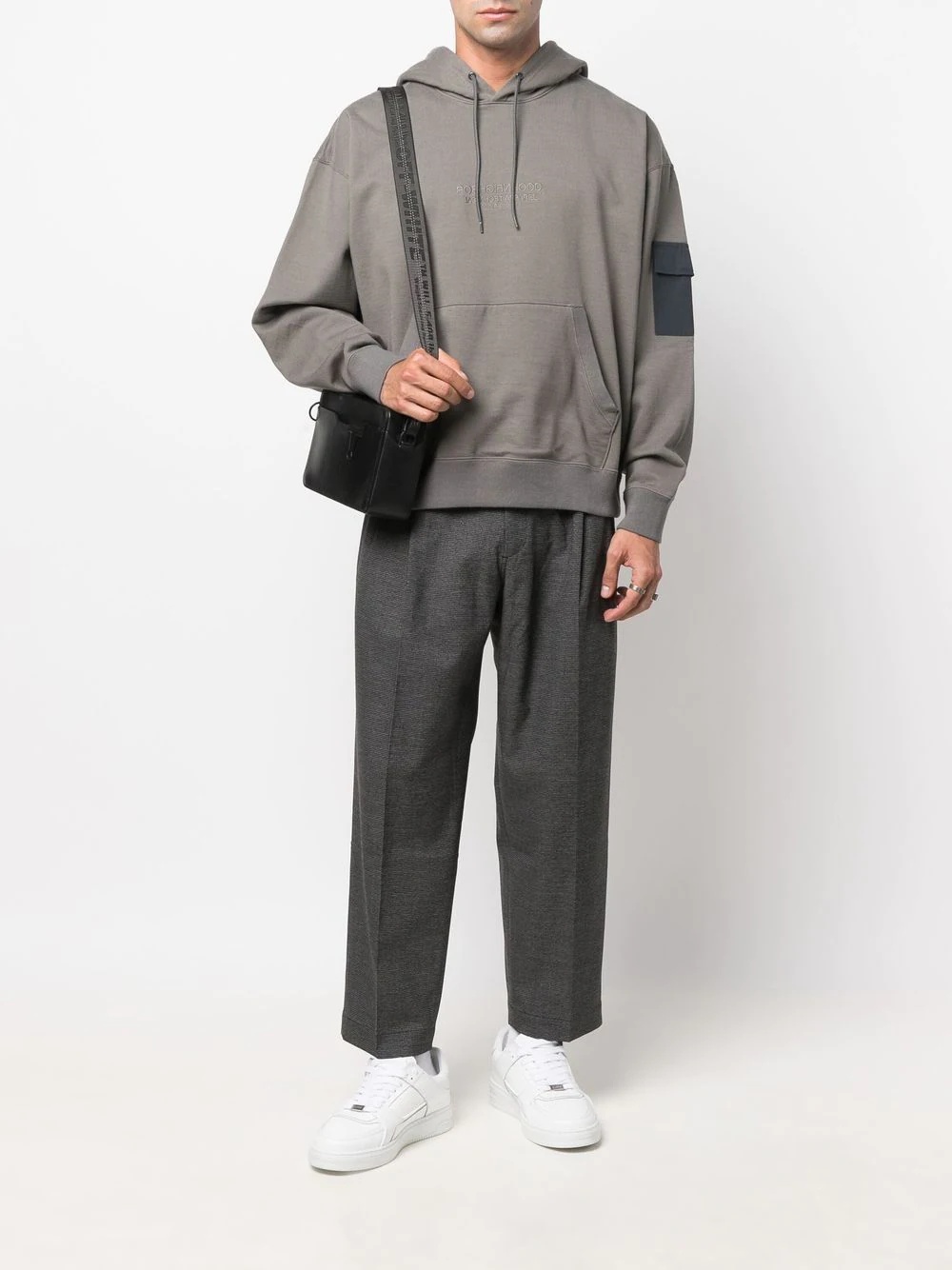 straight-leg check trousers - 2