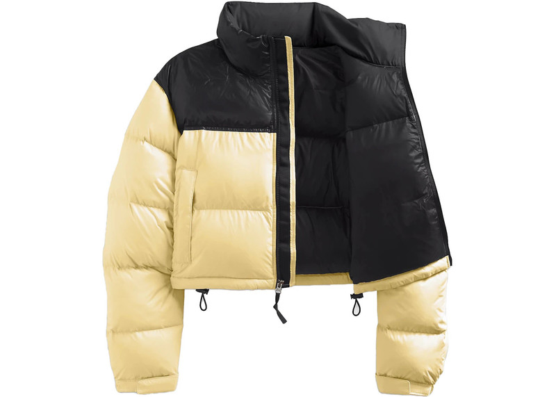 The North Face The North Face Women's Nuptse Short Jacket Pale Banana outlook