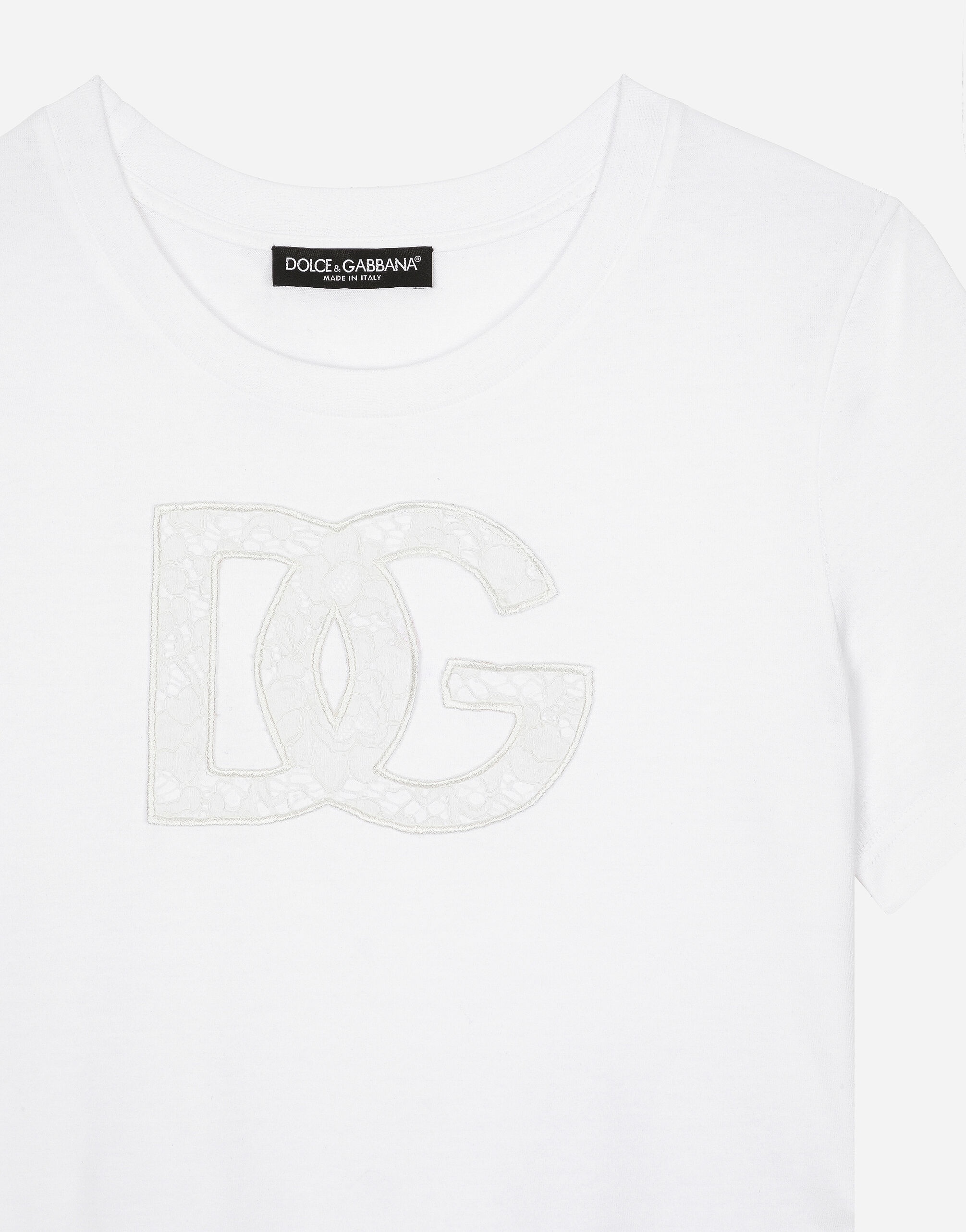 Jersey T-shirt with DG logo patch - 4