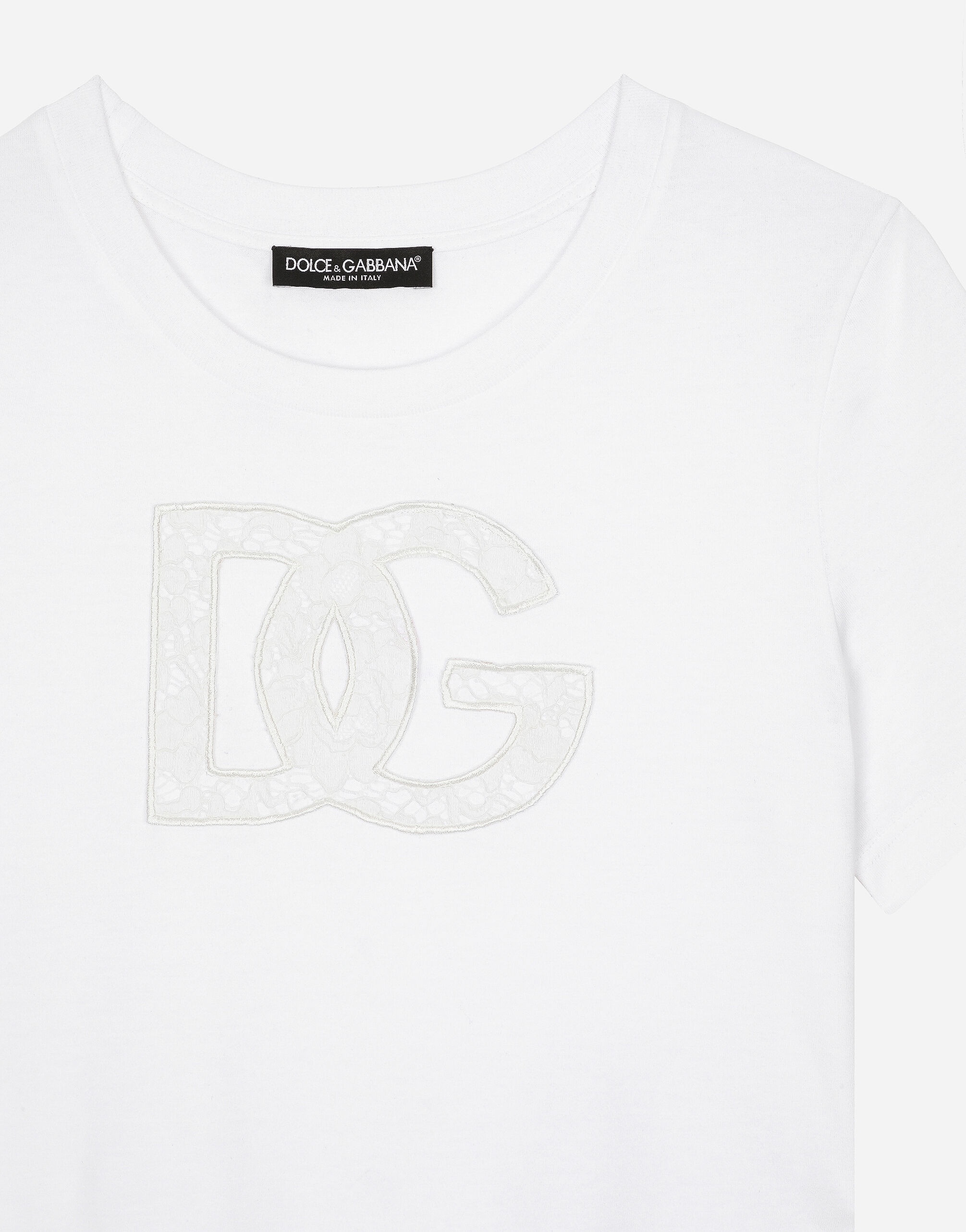 Jersey T-shirt with DG logo patch - 4