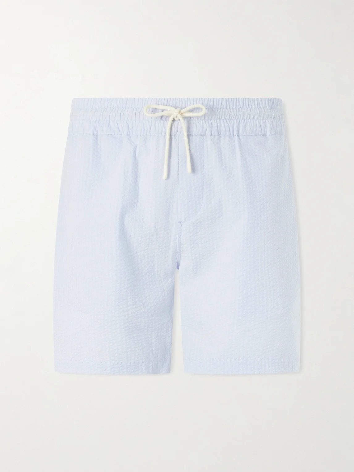 Atlantico Straight-Leg Cotton-Seersucker Shorts - 1