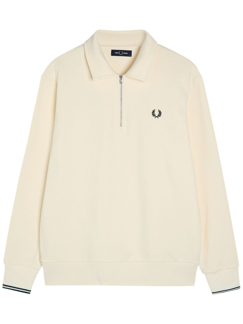 Fred Perry zip logo polo shirt outlook