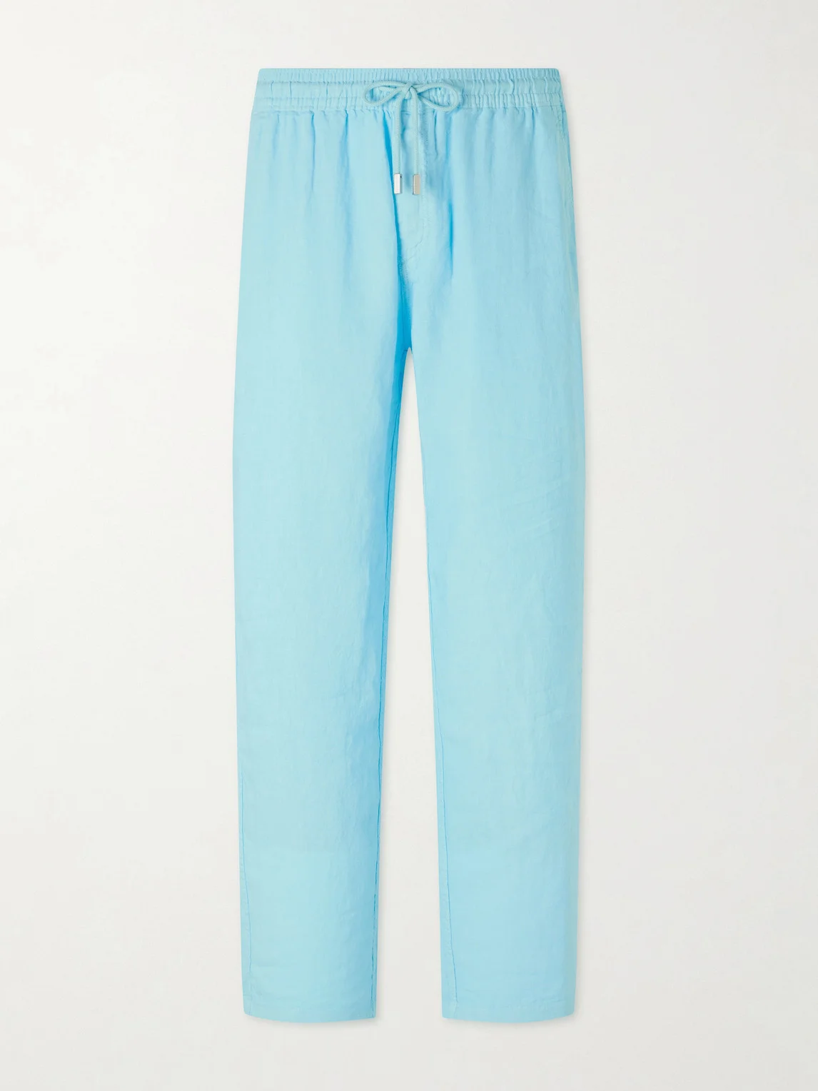 Pacha Straight-Leg Linen Drawstring Trousers - 1