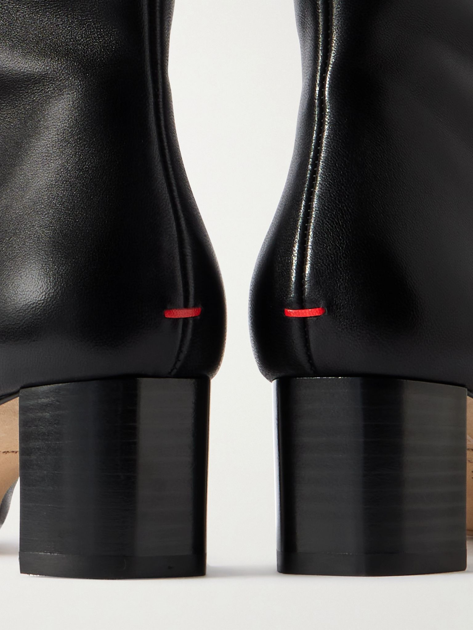 Millie leather ankle boots Black - 4