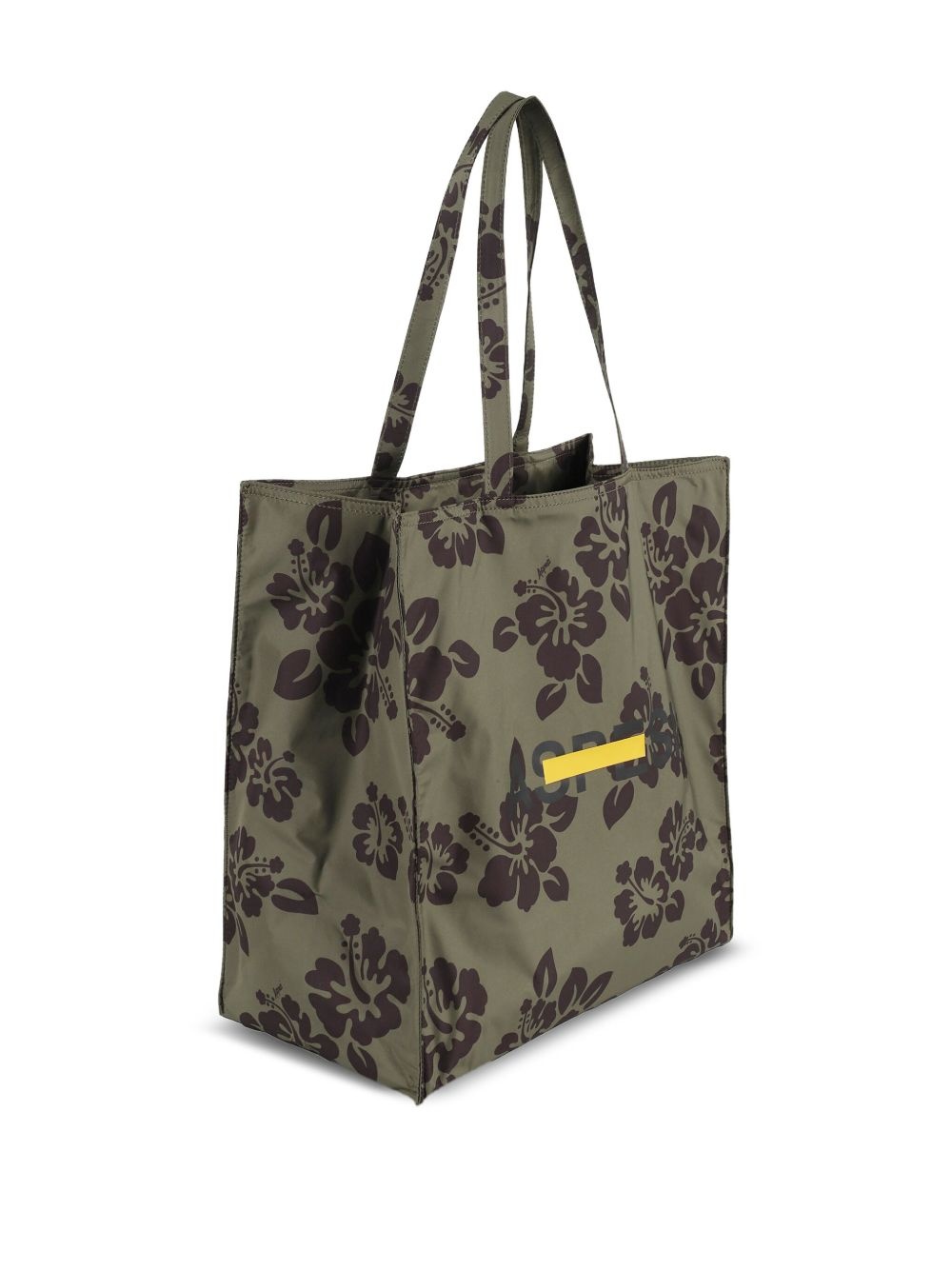 hibiscus-print tote bag - 3