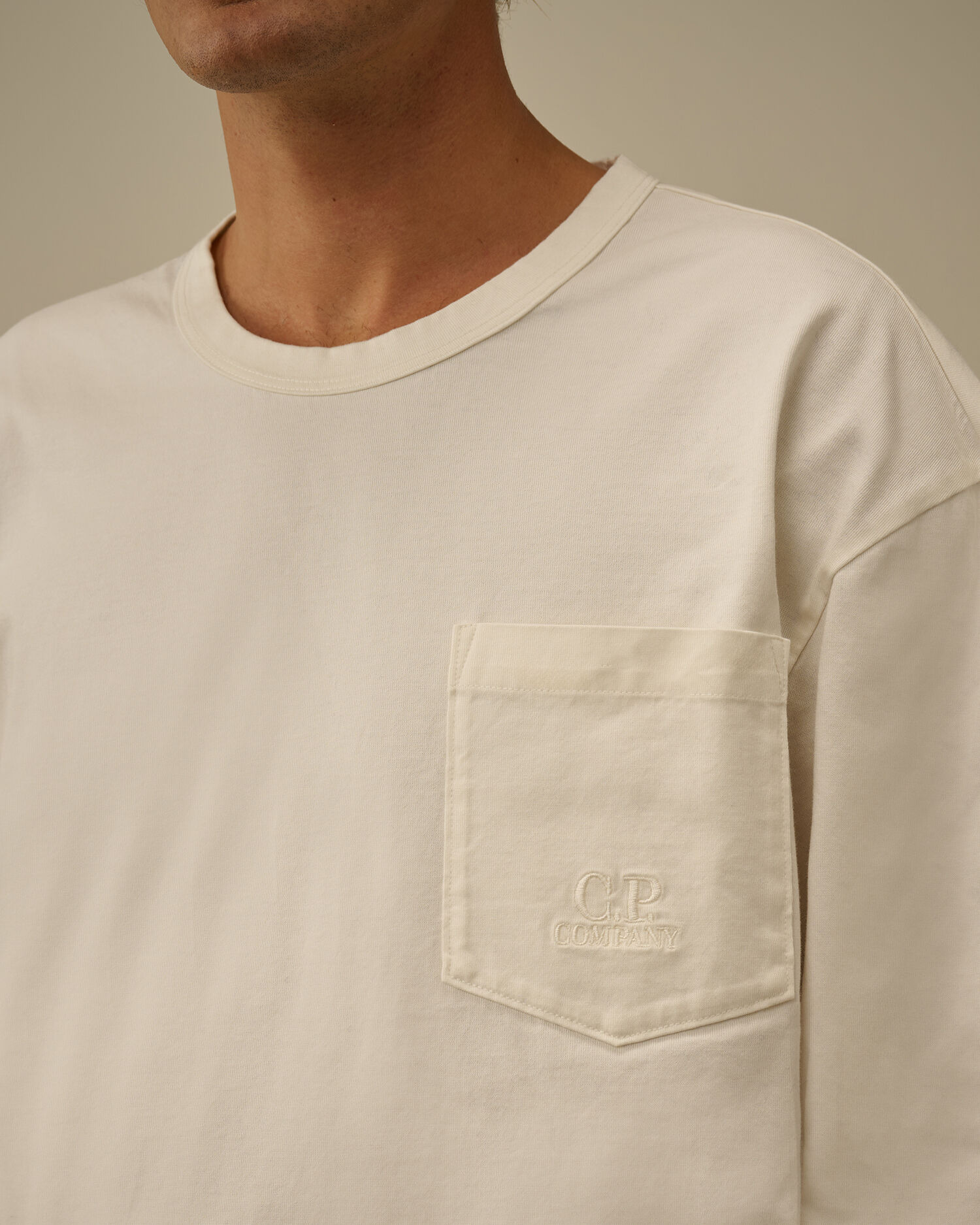 Mercerized 30/2 Jersey Twisted Long Sleeve T-Shirt - 5