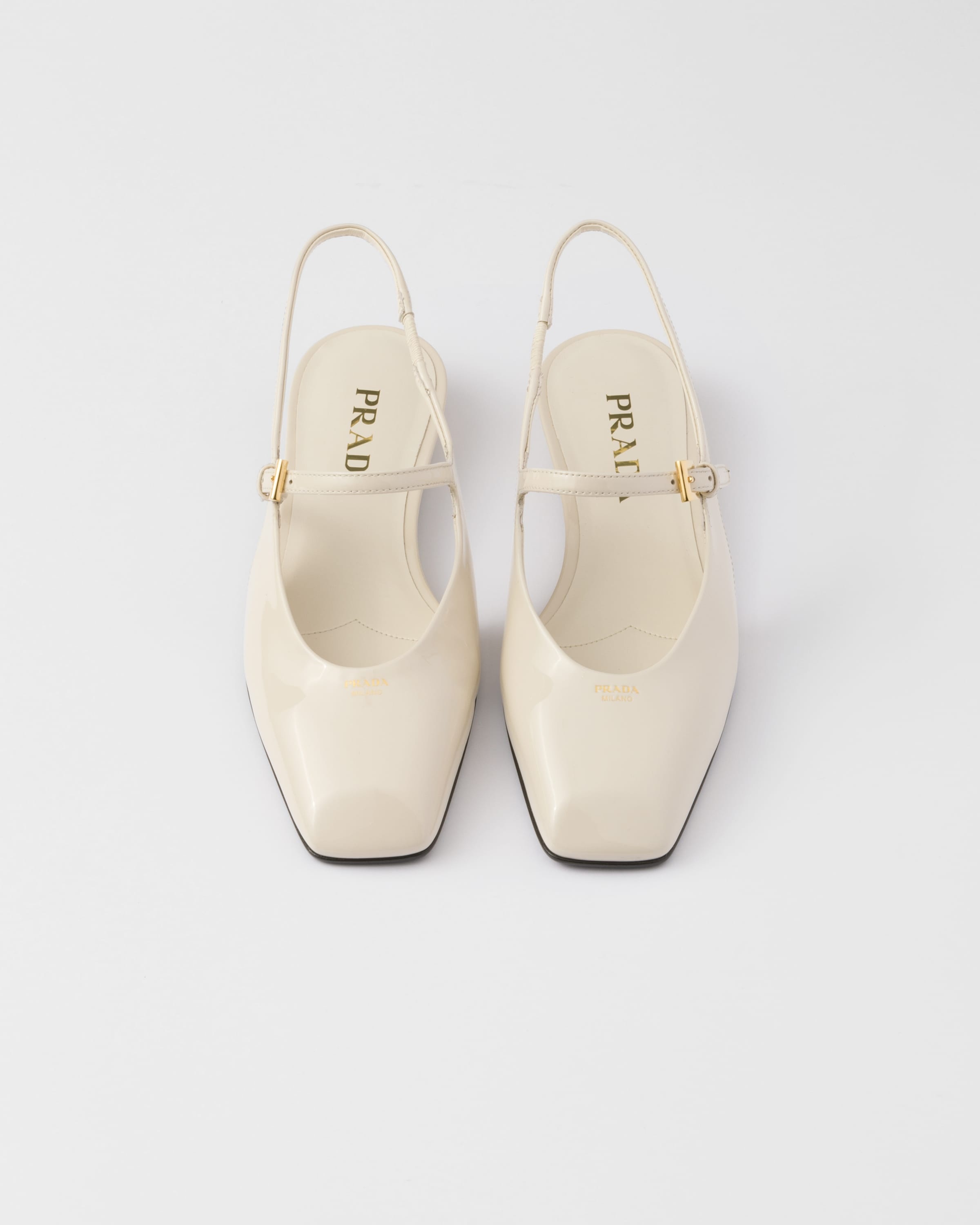 Patent leather slingback ballerinas - 3
