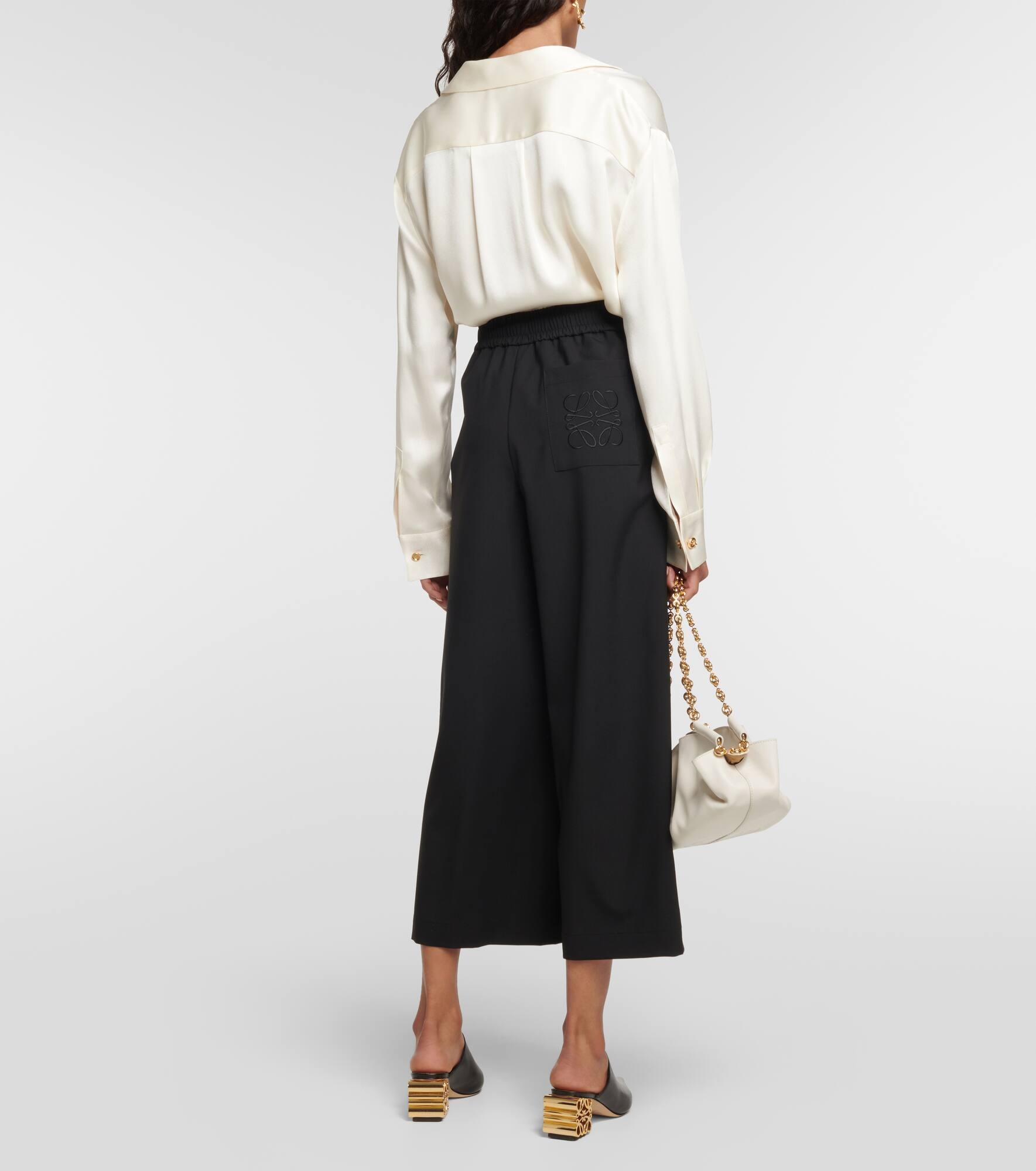 High-rise wool culottes - 3