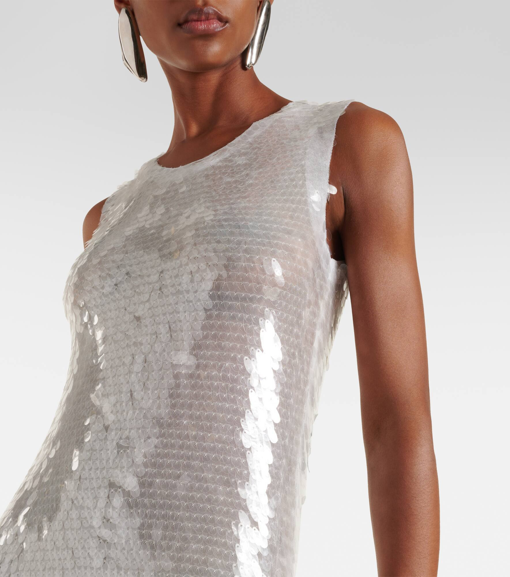 Sequined maxi dress - 4