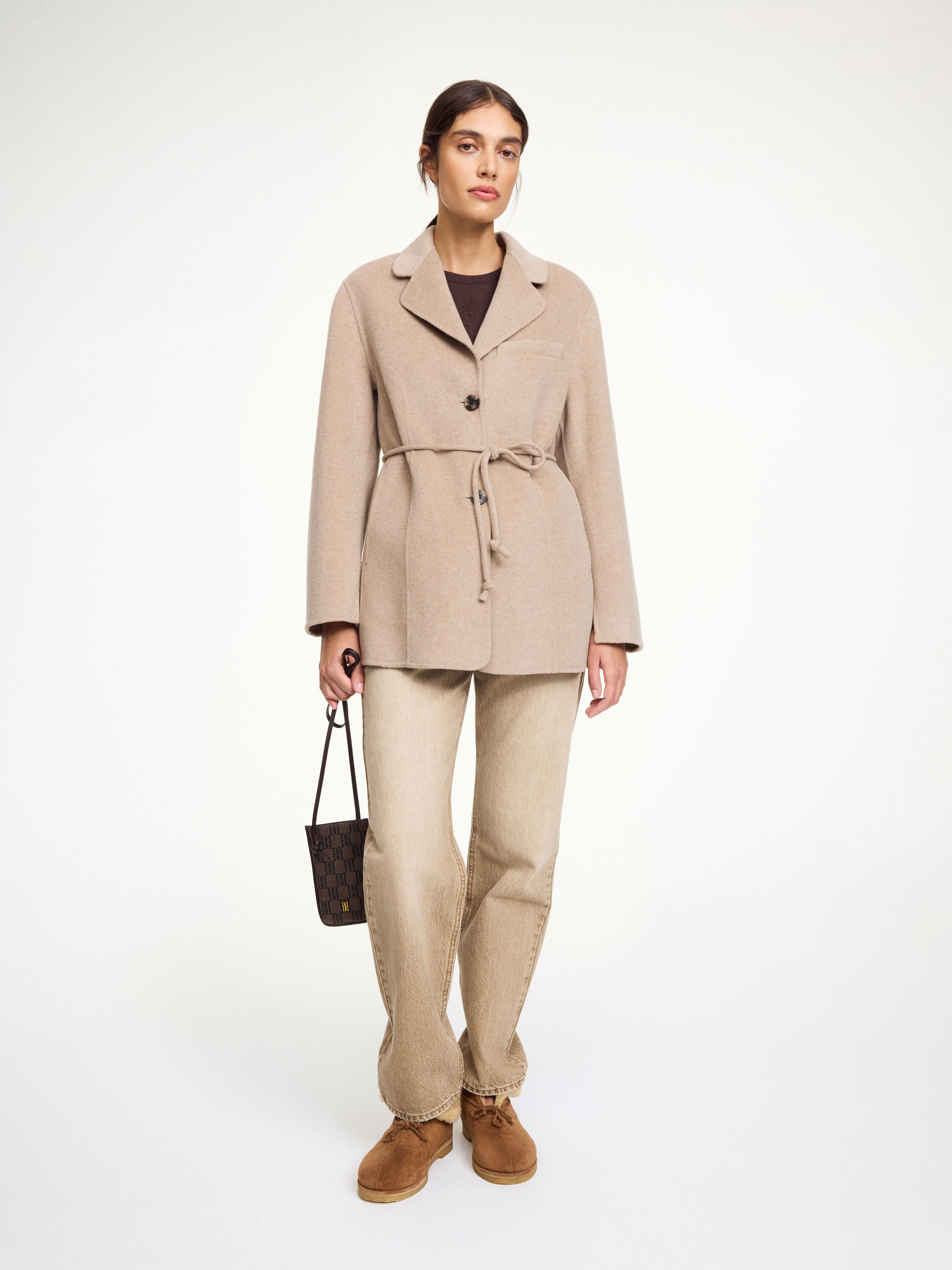 Hellen single-breasted wool blazer - 1
