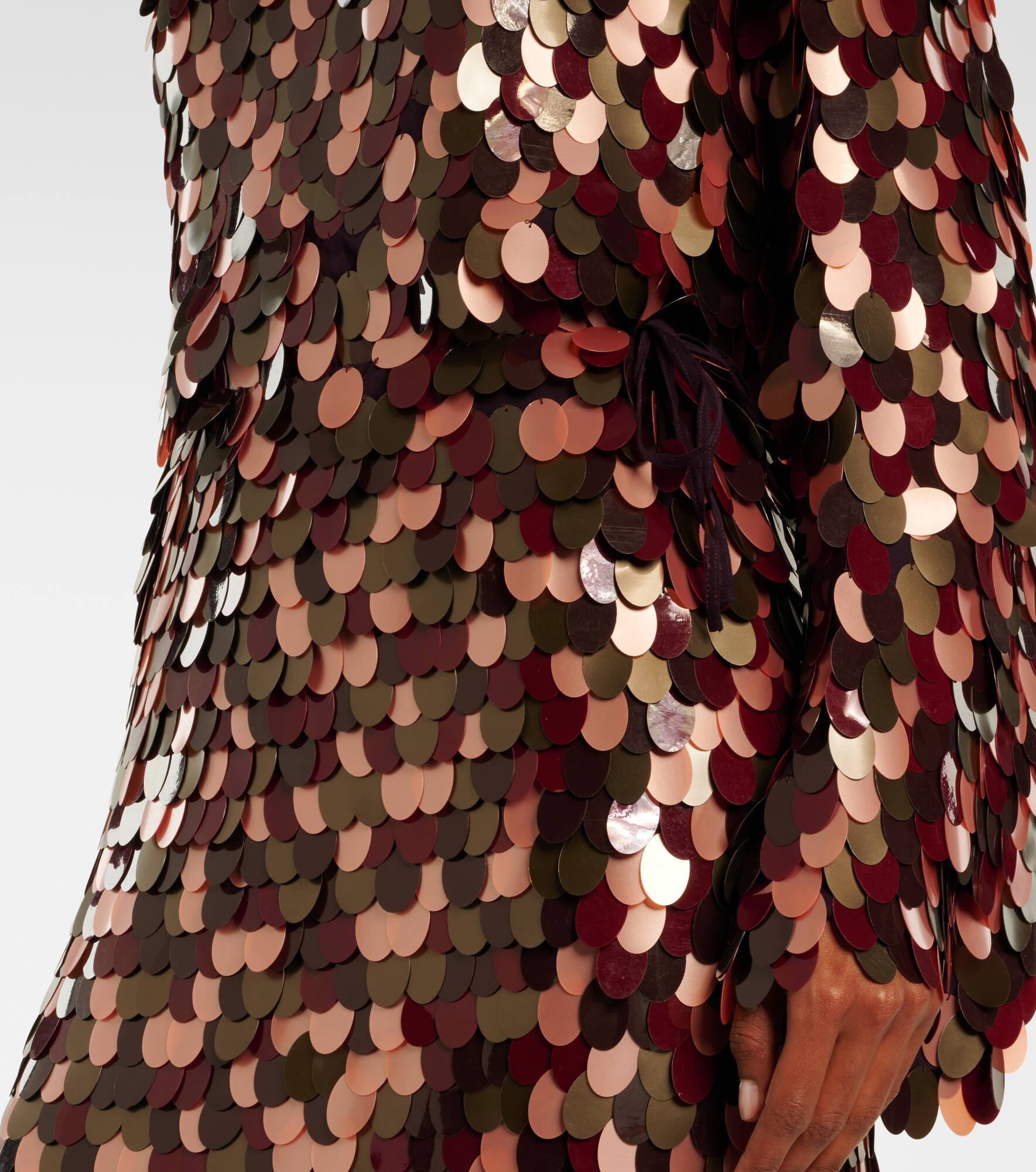 Sequined midi skirt - 4