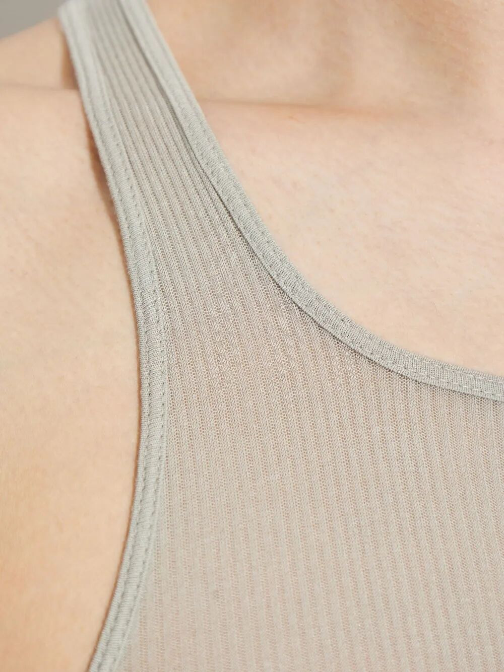 Rick Owens Men "Basic Rib" Tank - 7