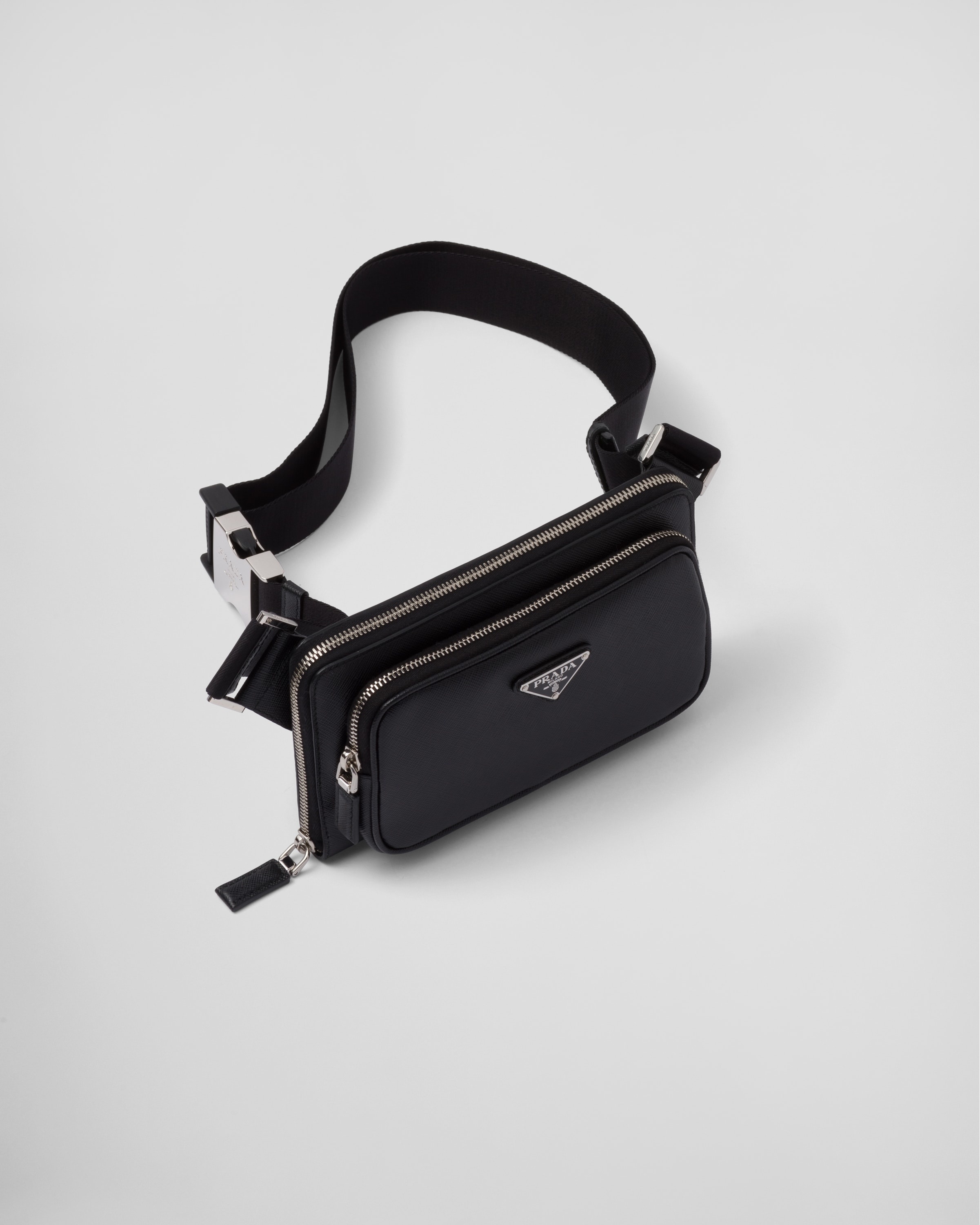 Saffiano leather belt bag - 3