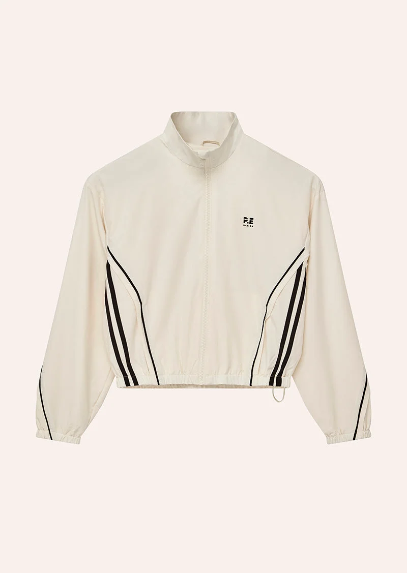 LINEAR JACKET IN WHISPER WHITE - 1