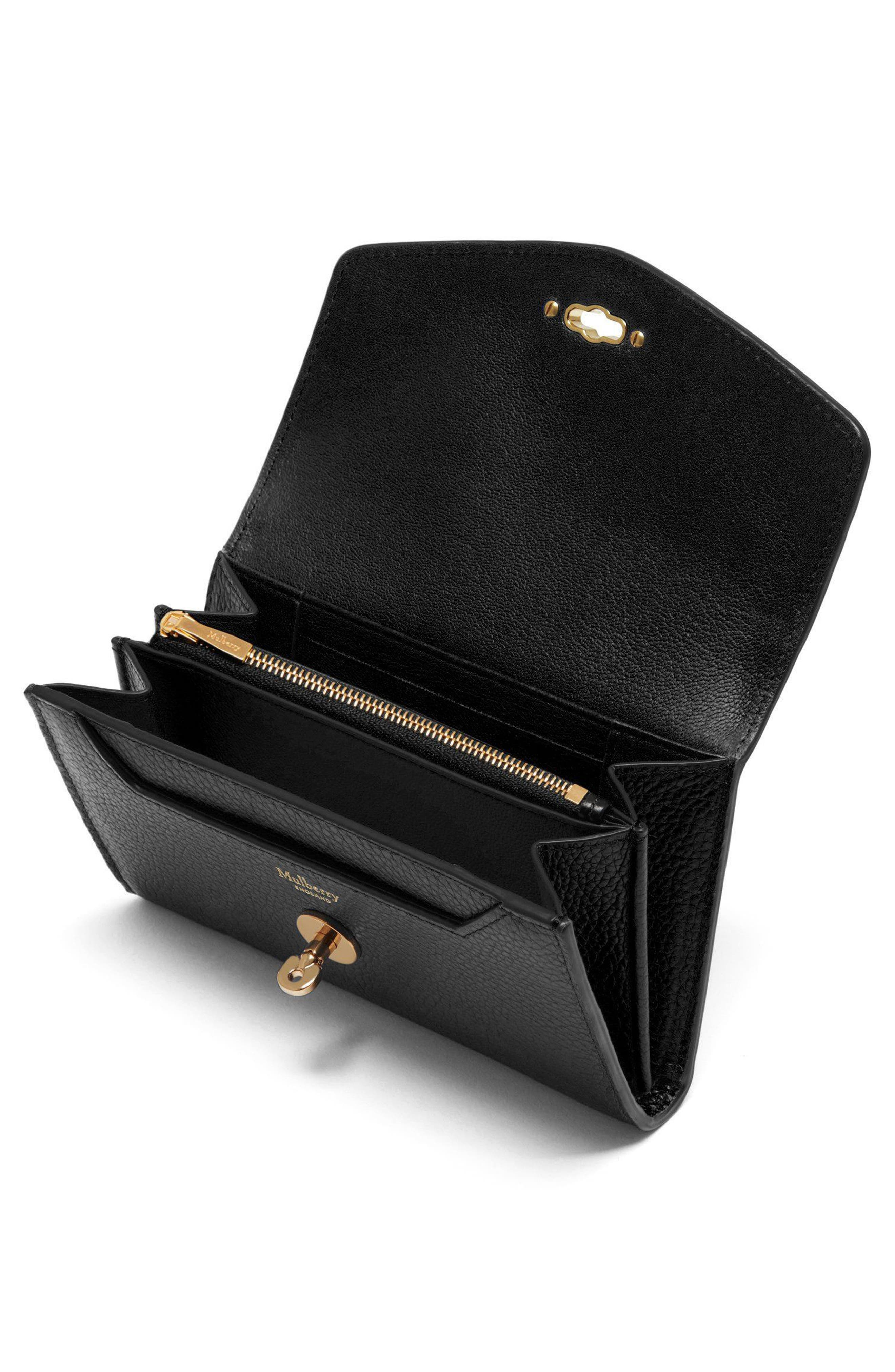 Mulberry Medium Darley Leather Continental Wallet in Black at Nordstrom - 2