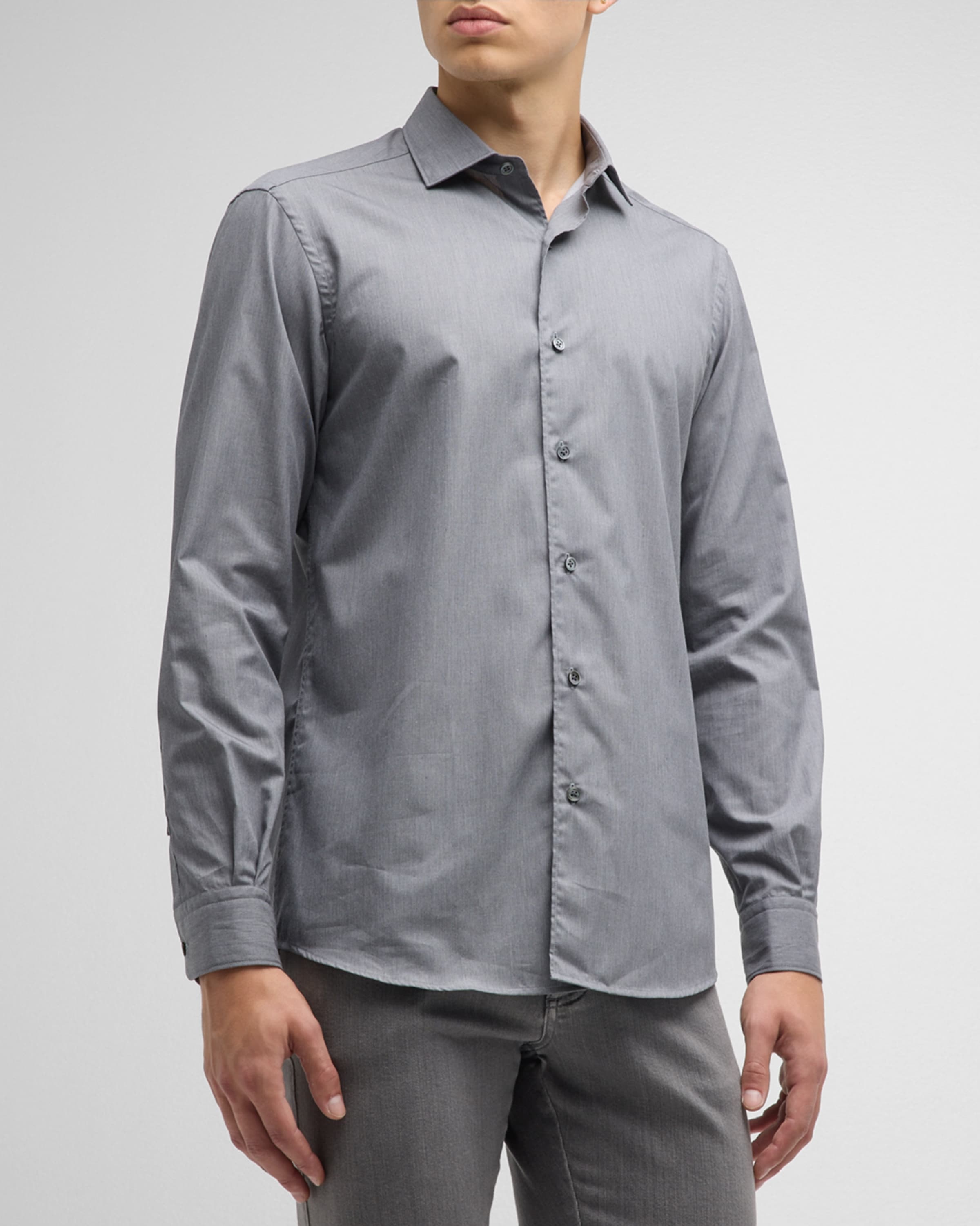 Men's Premium Cotton Sport Shirt - 2
