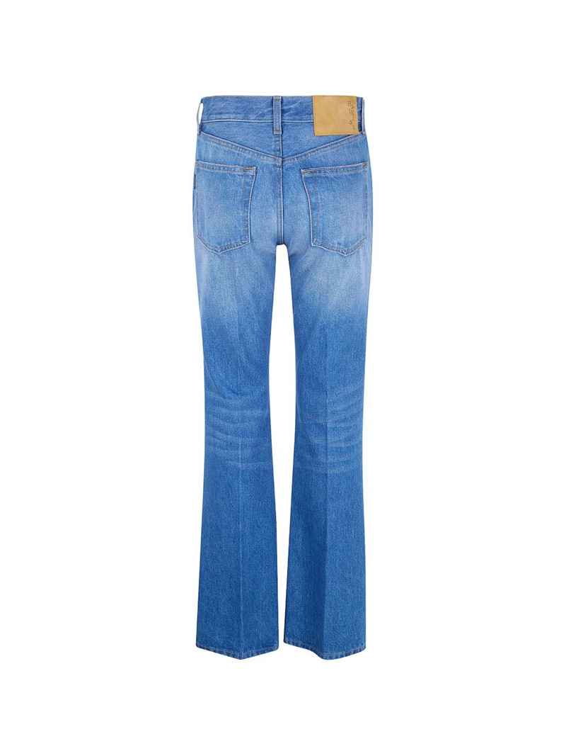 HAIKURE logo-patch flared jeans outlook